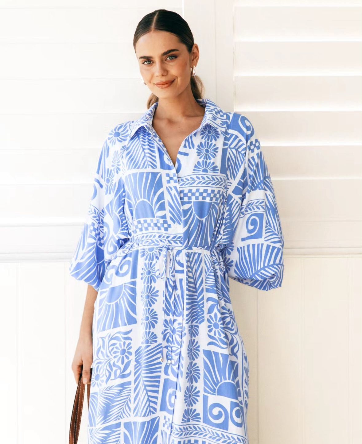 Malia Dress (Blue) - Something For Me​​