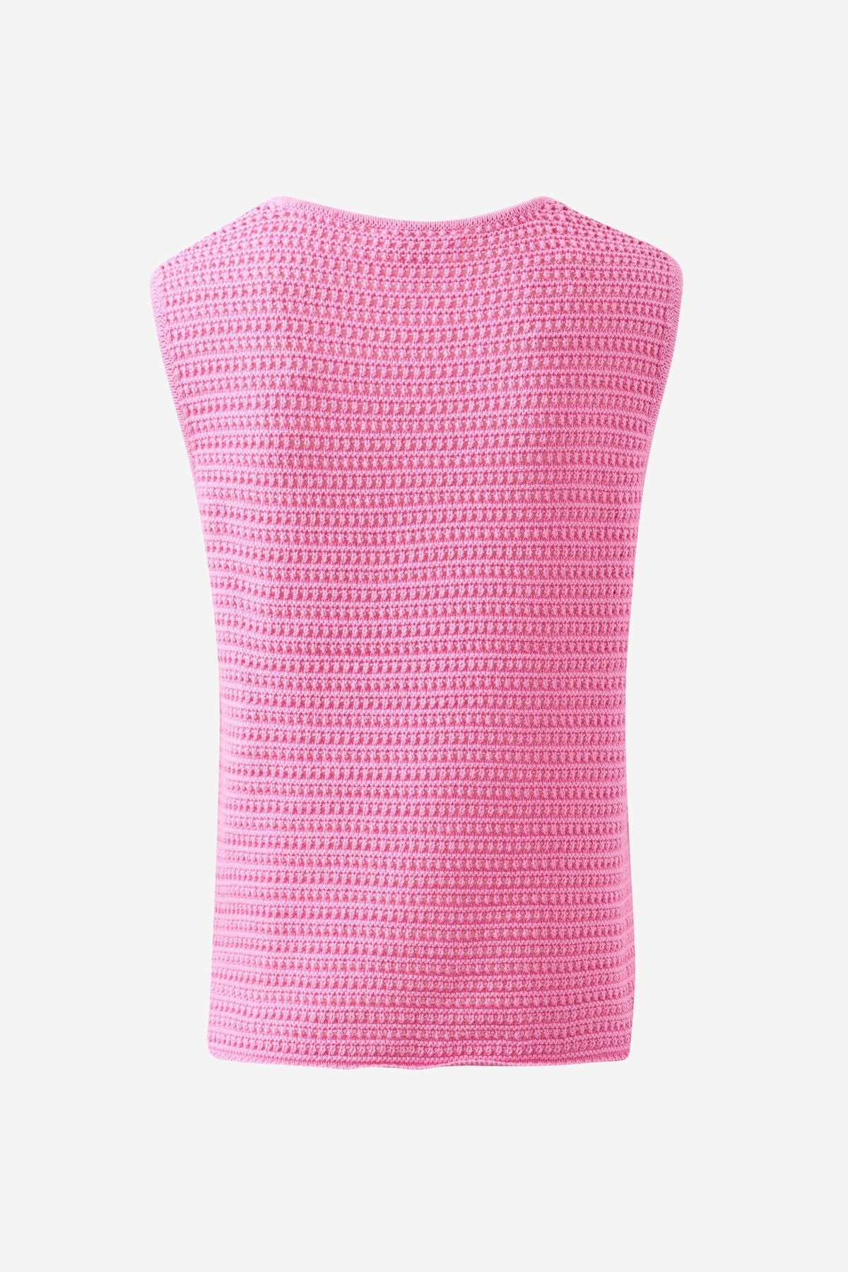 Margot Mesh Knit Tank (Hibiscus Pink) - Something For Me​​