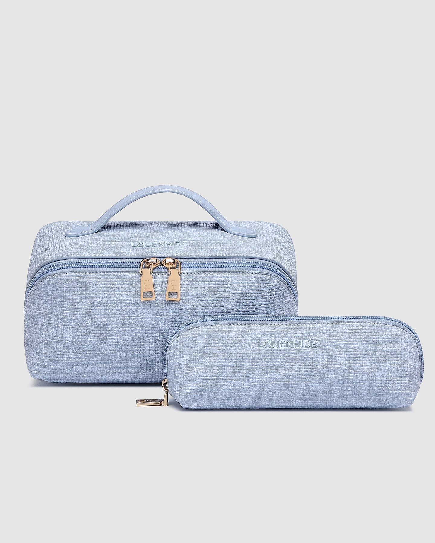 Mary Jayne Cosmetic Bag Set (Pale Blue) - Something For Me