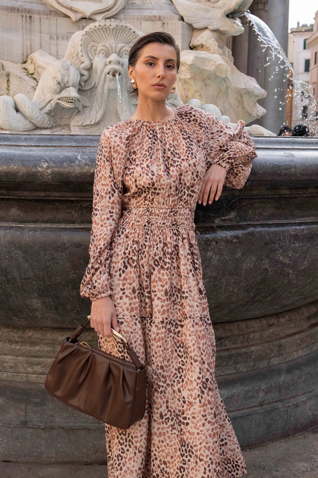 Melissa Maxi Dress (Leopard) - Something For Me​​