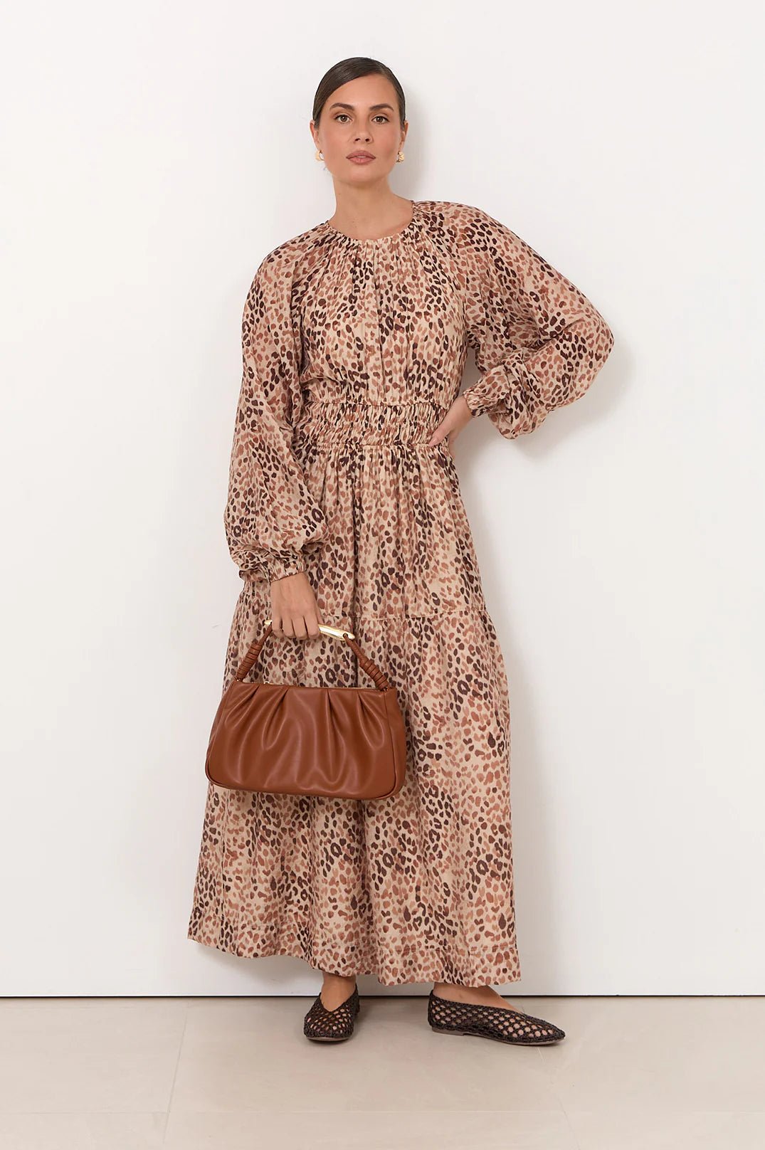 Melissa Maxi Dress (Leopard) - Something For Me​​