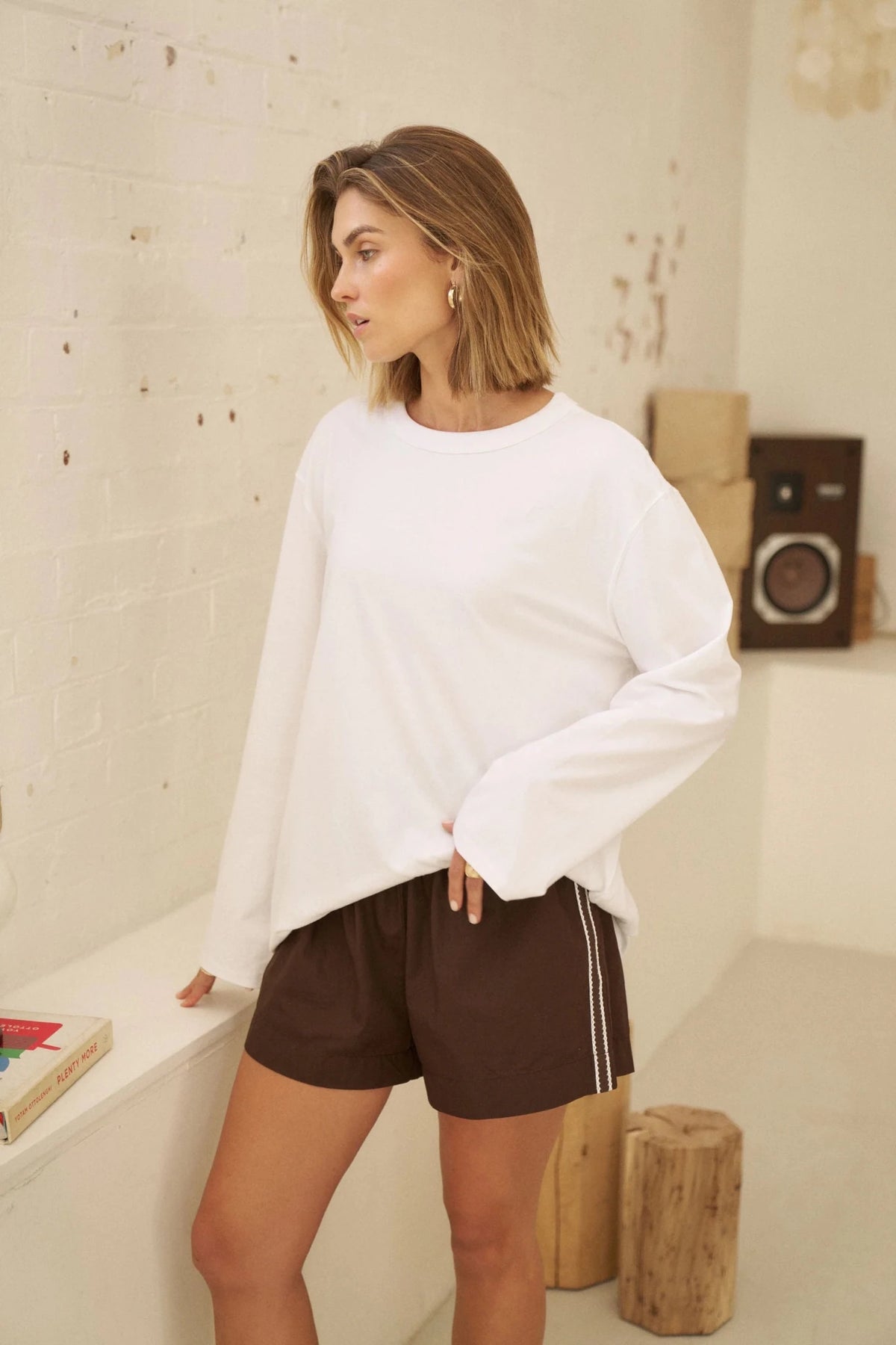 Mila Short (Chocolate Side Stripe) - Something For Me​​