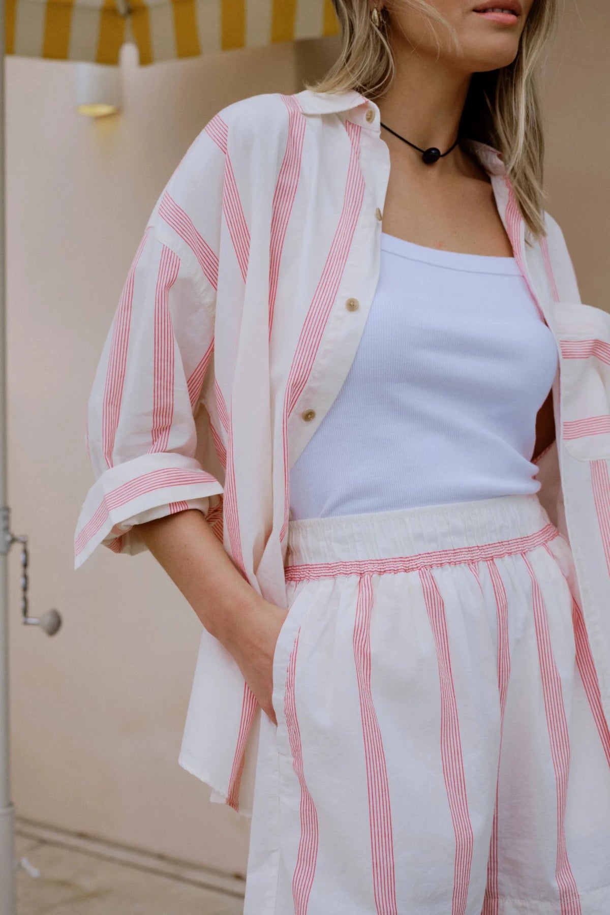 Mila Short (Variegated Red Stripe) - Something For Me​​
