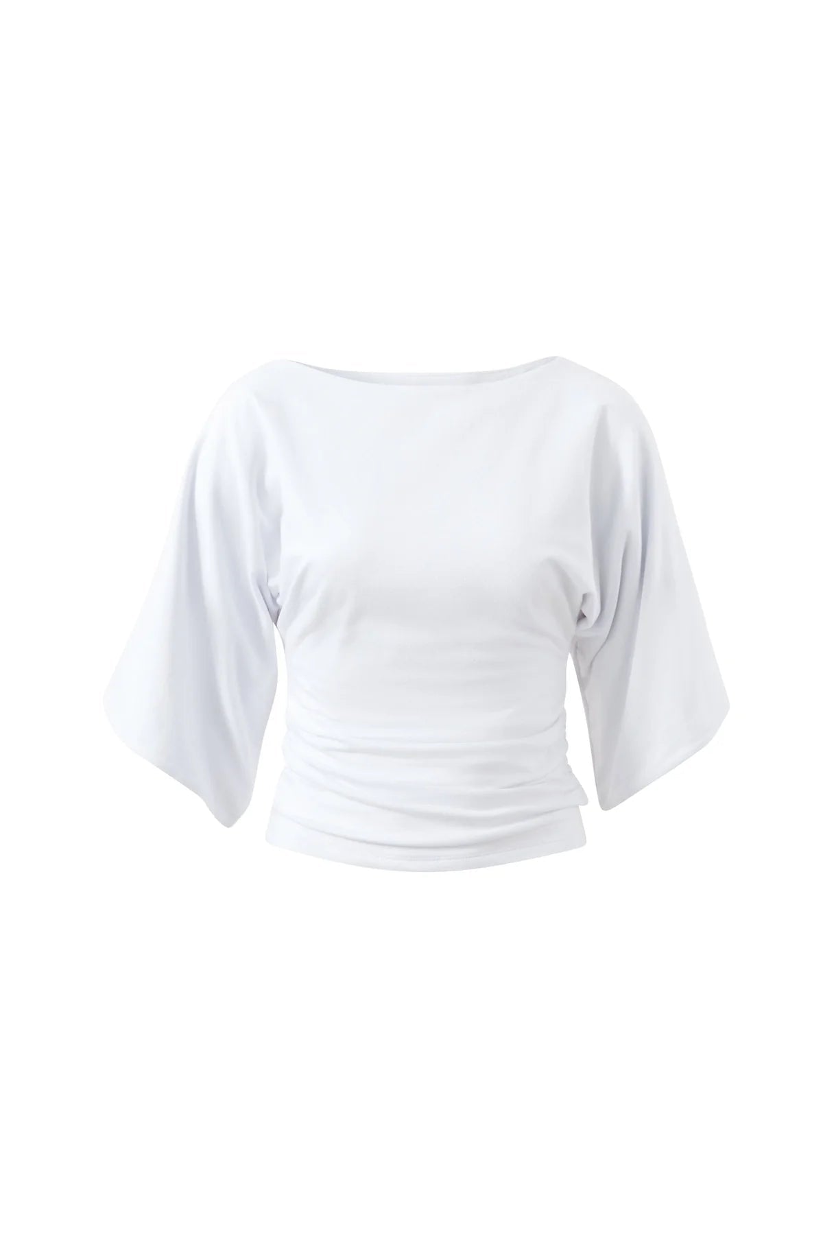 Molly Relaxed Sleeve Top (White) - Something For Me​​
