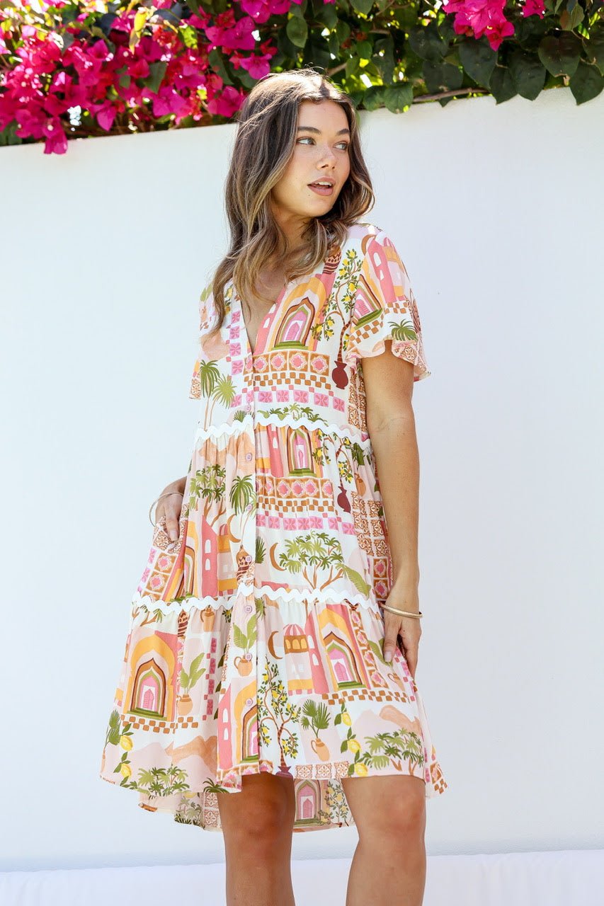 Morocco Door Tier Dress - Something For Me​​