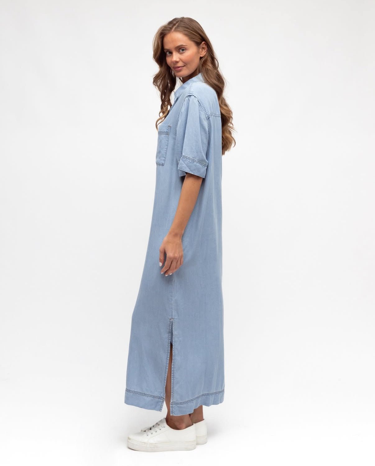 Myla Dress (Light Wash) - Something For Me​​