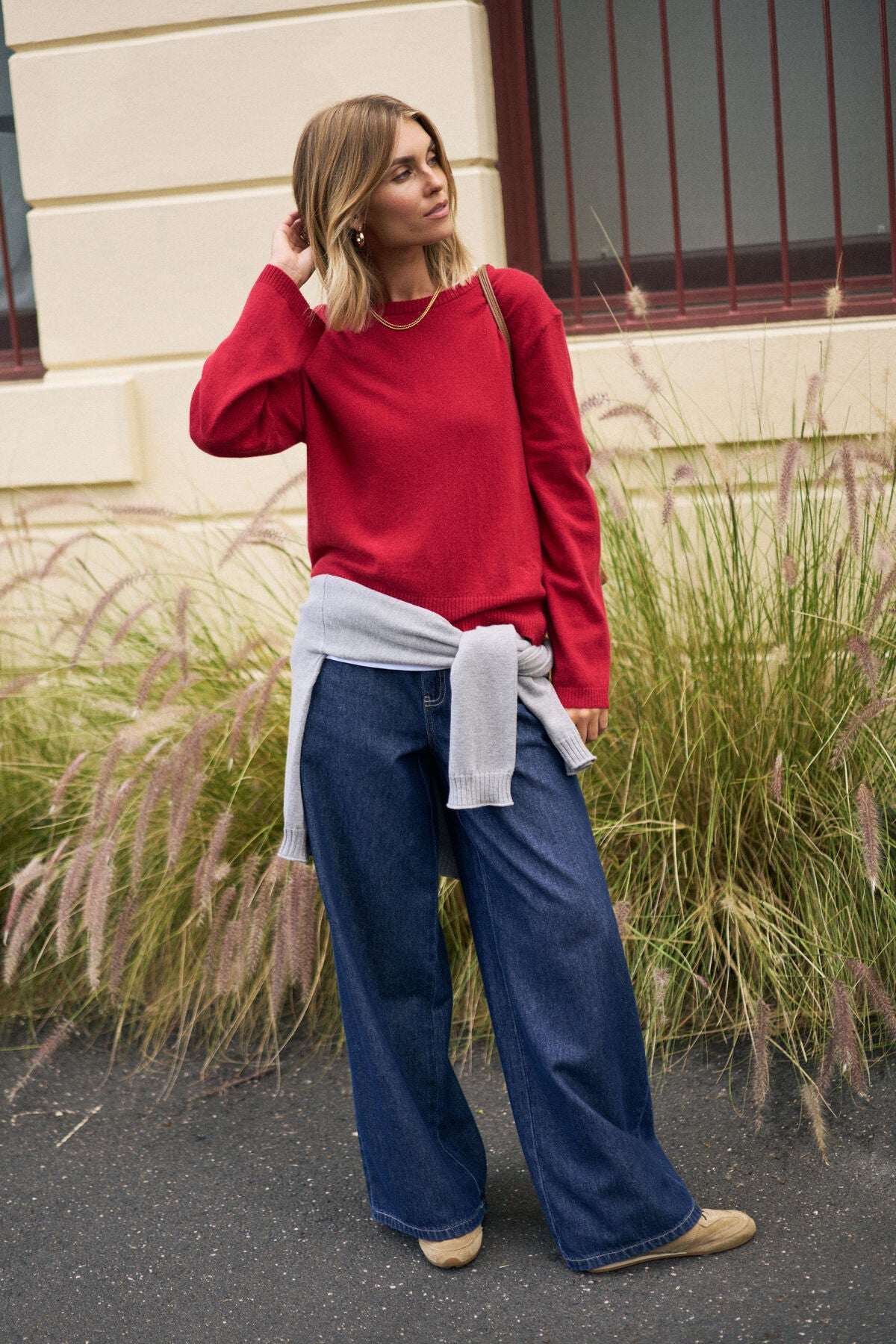 Ness Knit Pullover (Chilli) - Something For Me​​