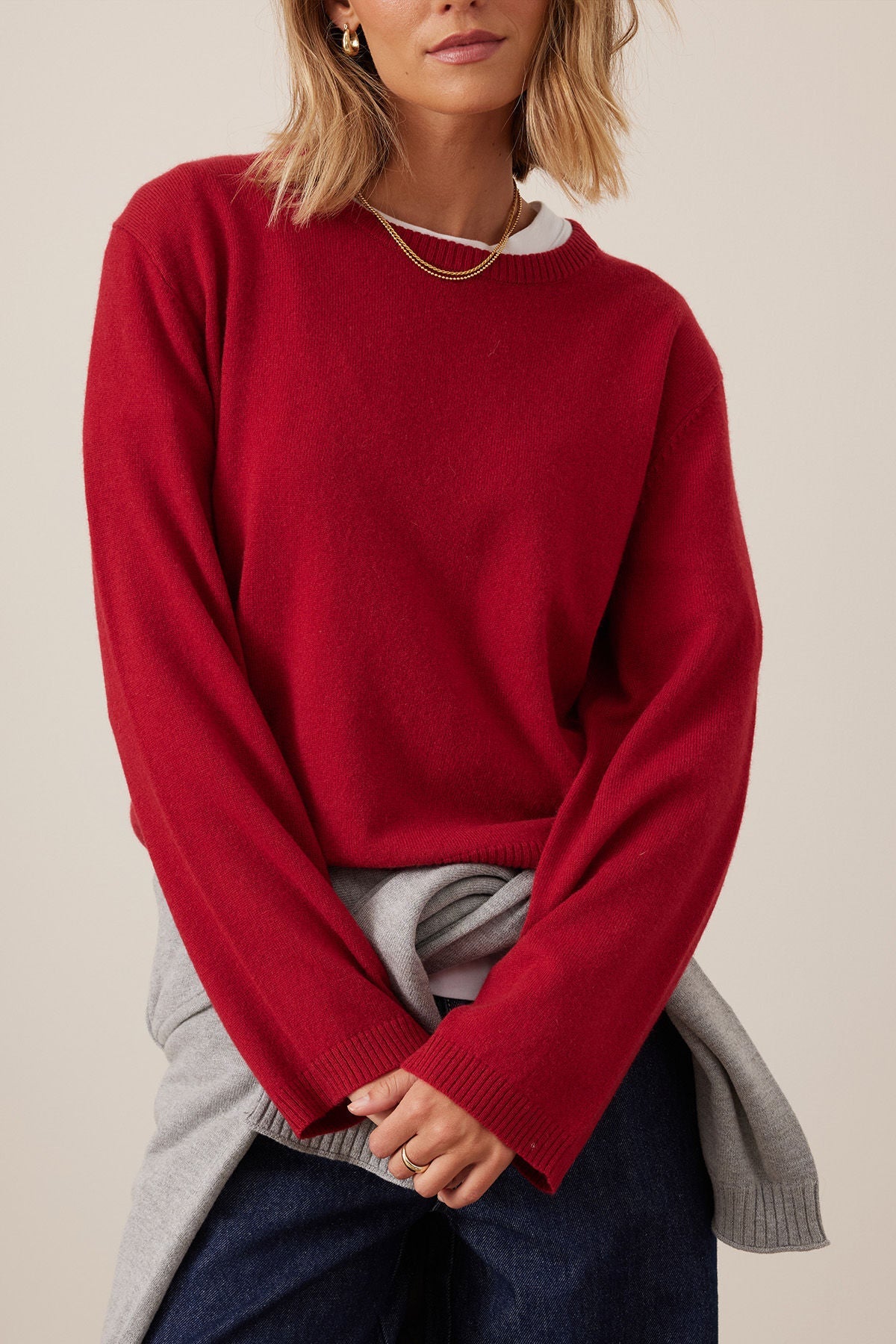 Ness Knit Pullover (Chilli) - Something For Me​​