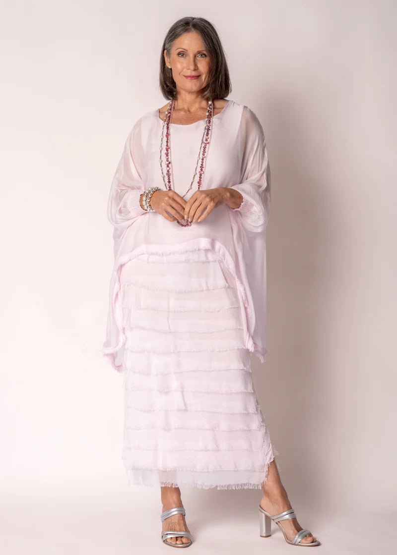 Netty Silk Dress (Modena Pink) - Something For Me​​