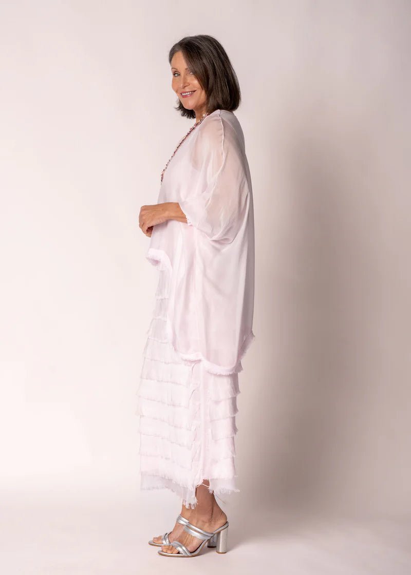 Netty Silk Dress (Modena Pink) - Something For Me​​