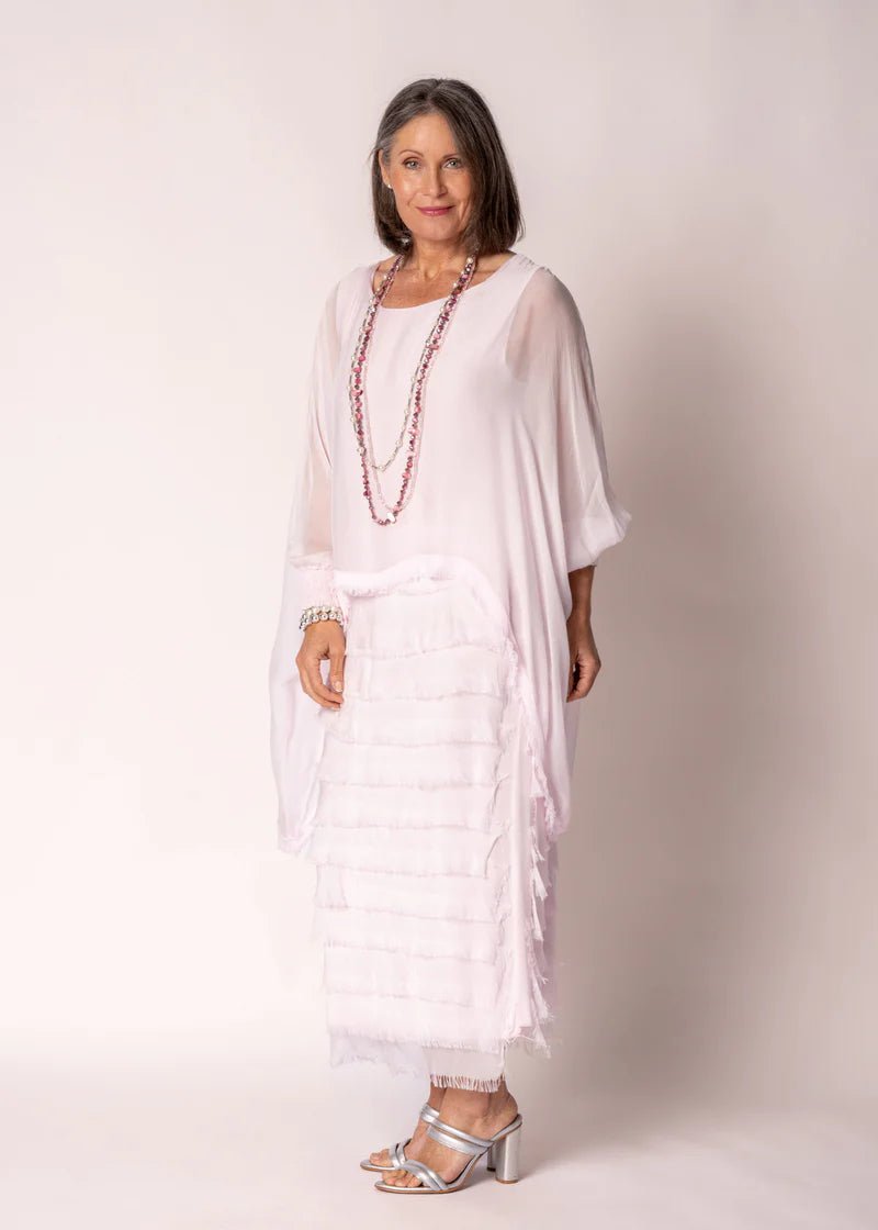 Netty Silk Dress (Modena Pink) - Something For Me​​