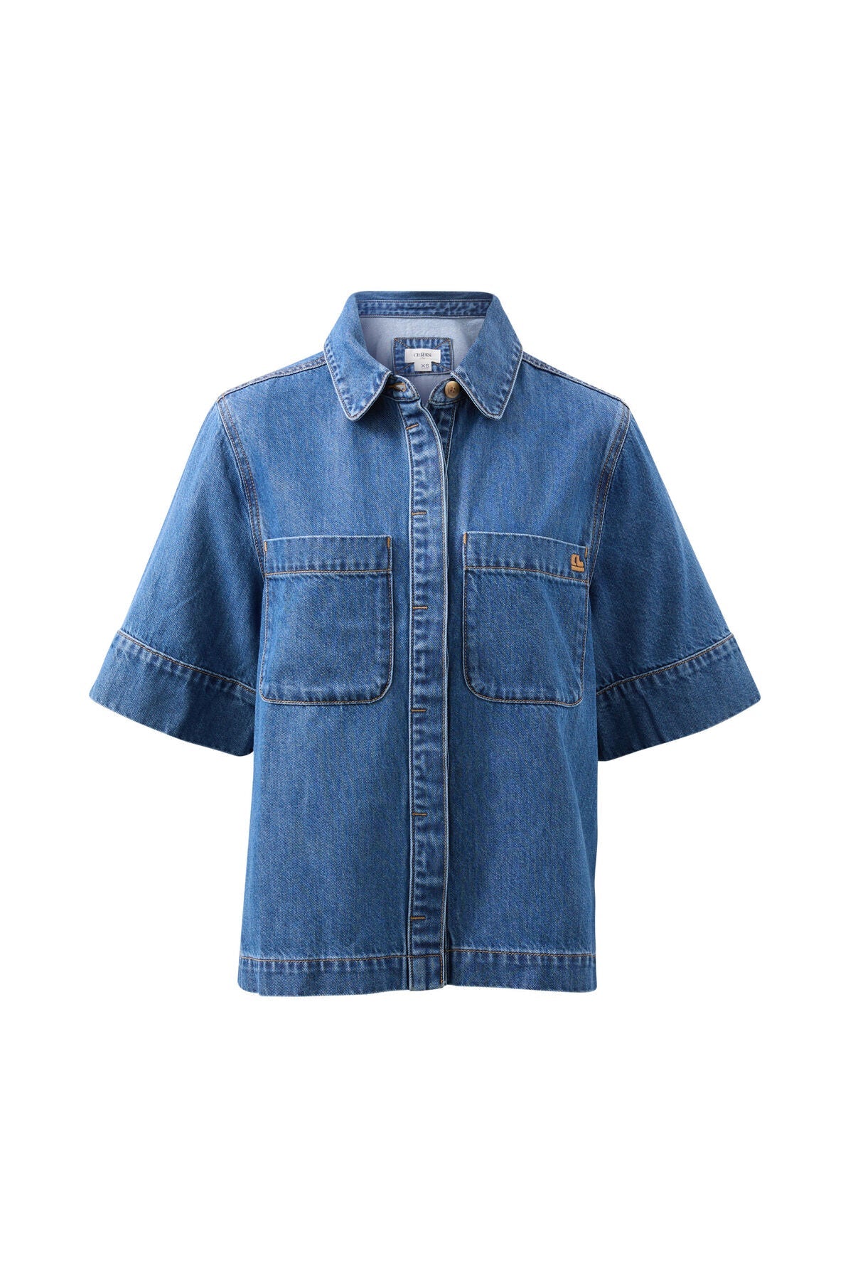 Noa Short Sleeve Shirt (Fresh Indigo) - Something For Me​​