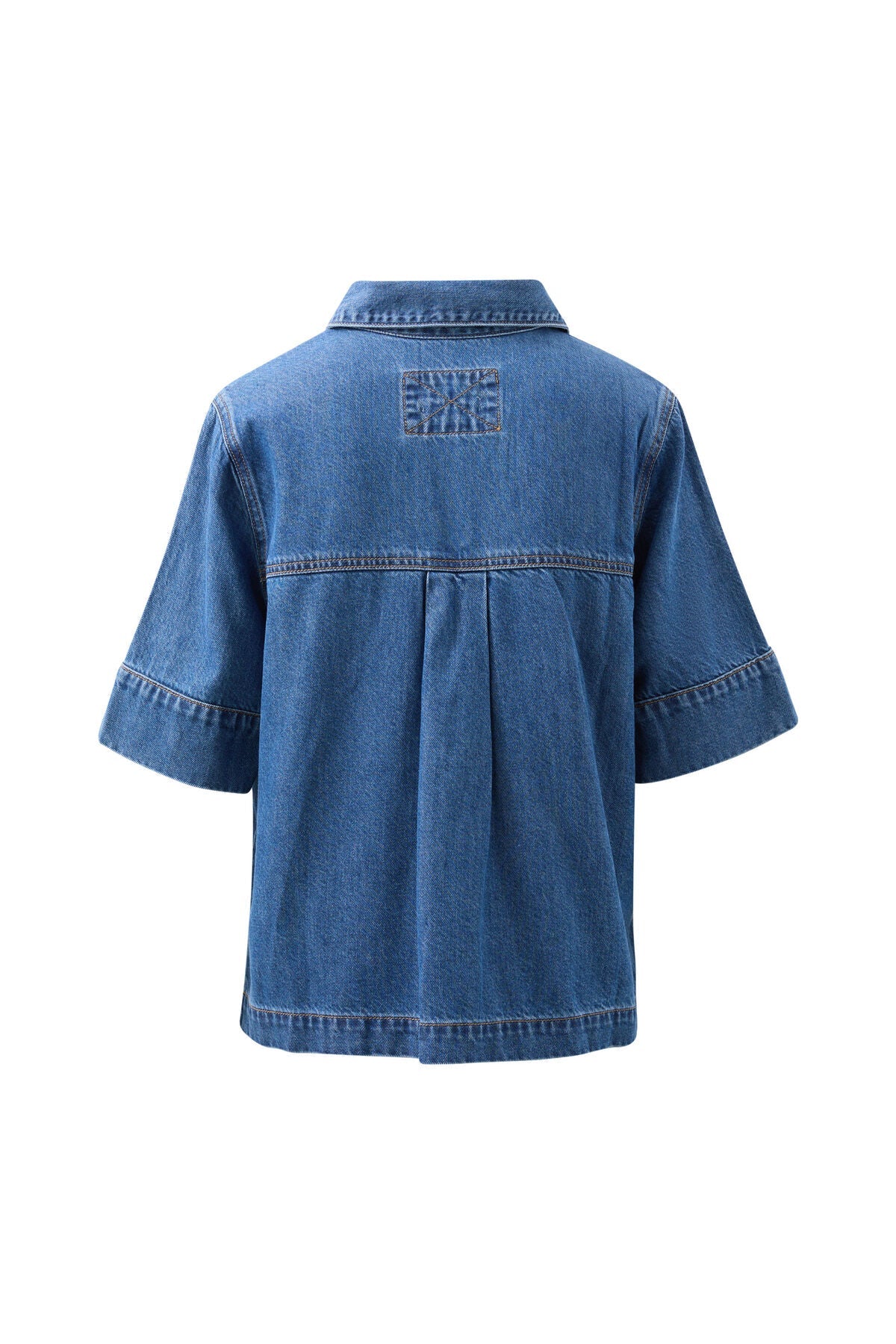 Noa Short Sleeve Shirt (Fresh Indigo) - Something For Me​​