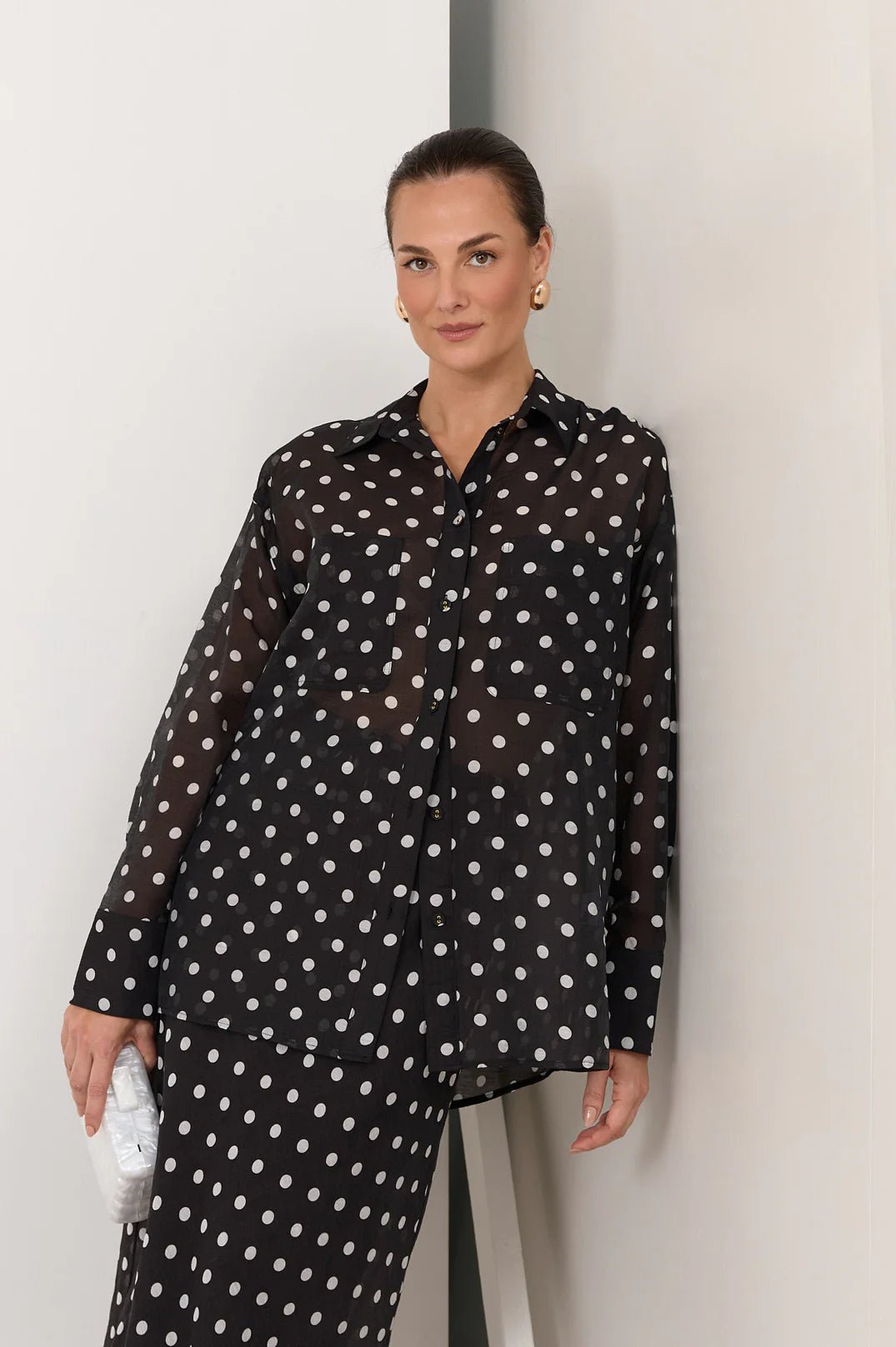Nova Long Sleeve Shirt (Spot) - Something For Me​​