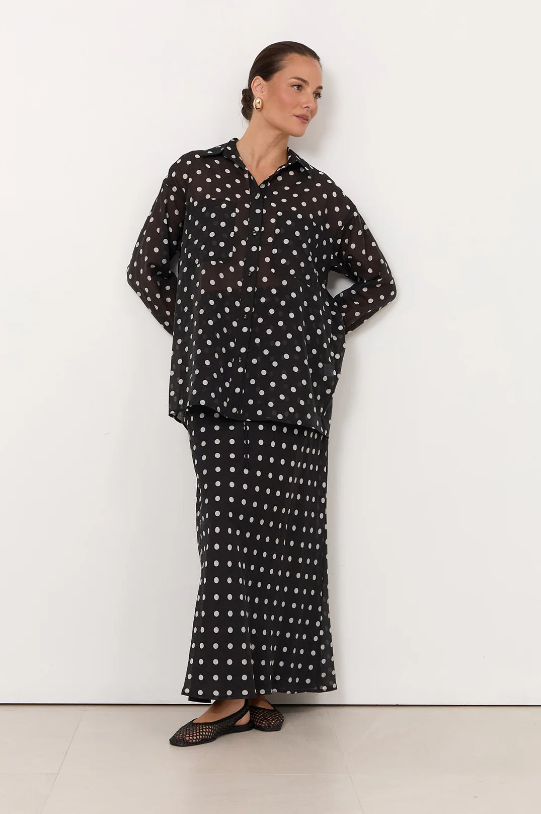 Nova Long Sleeve Shirt (Spot) - Something For Me​​