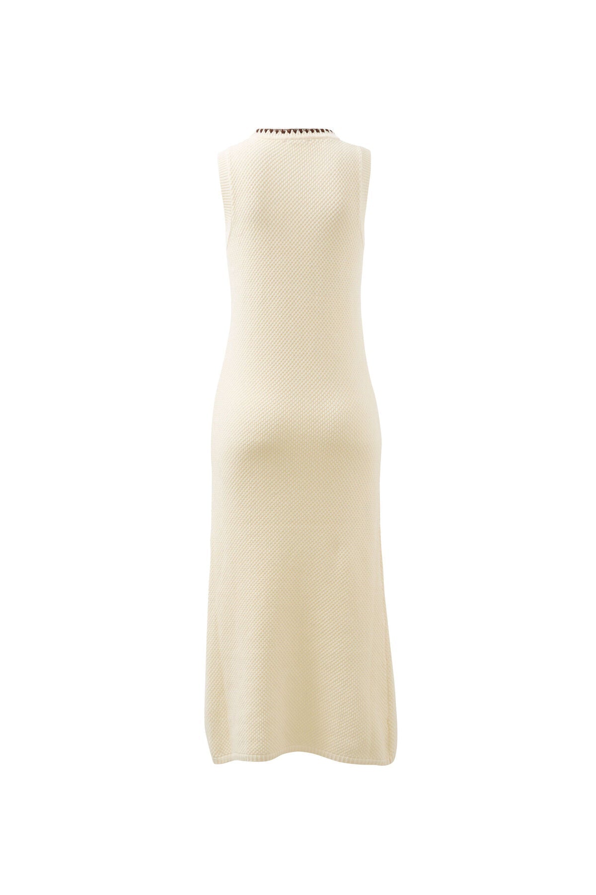 Olive Knit Midi Dress (Fresh Vanilla) - Something For Me​​