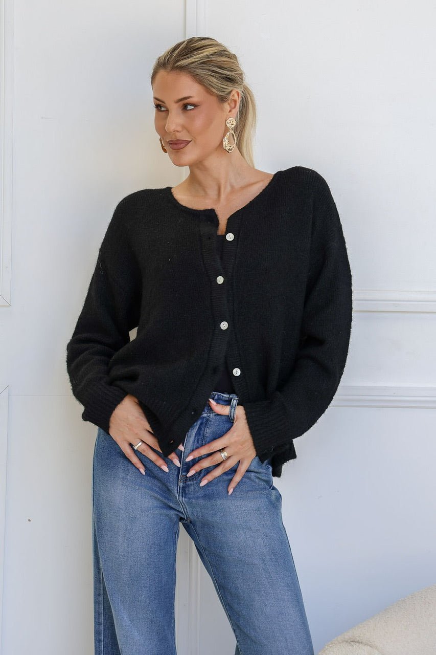 Penelope Knit (Black) - Something For Me​​