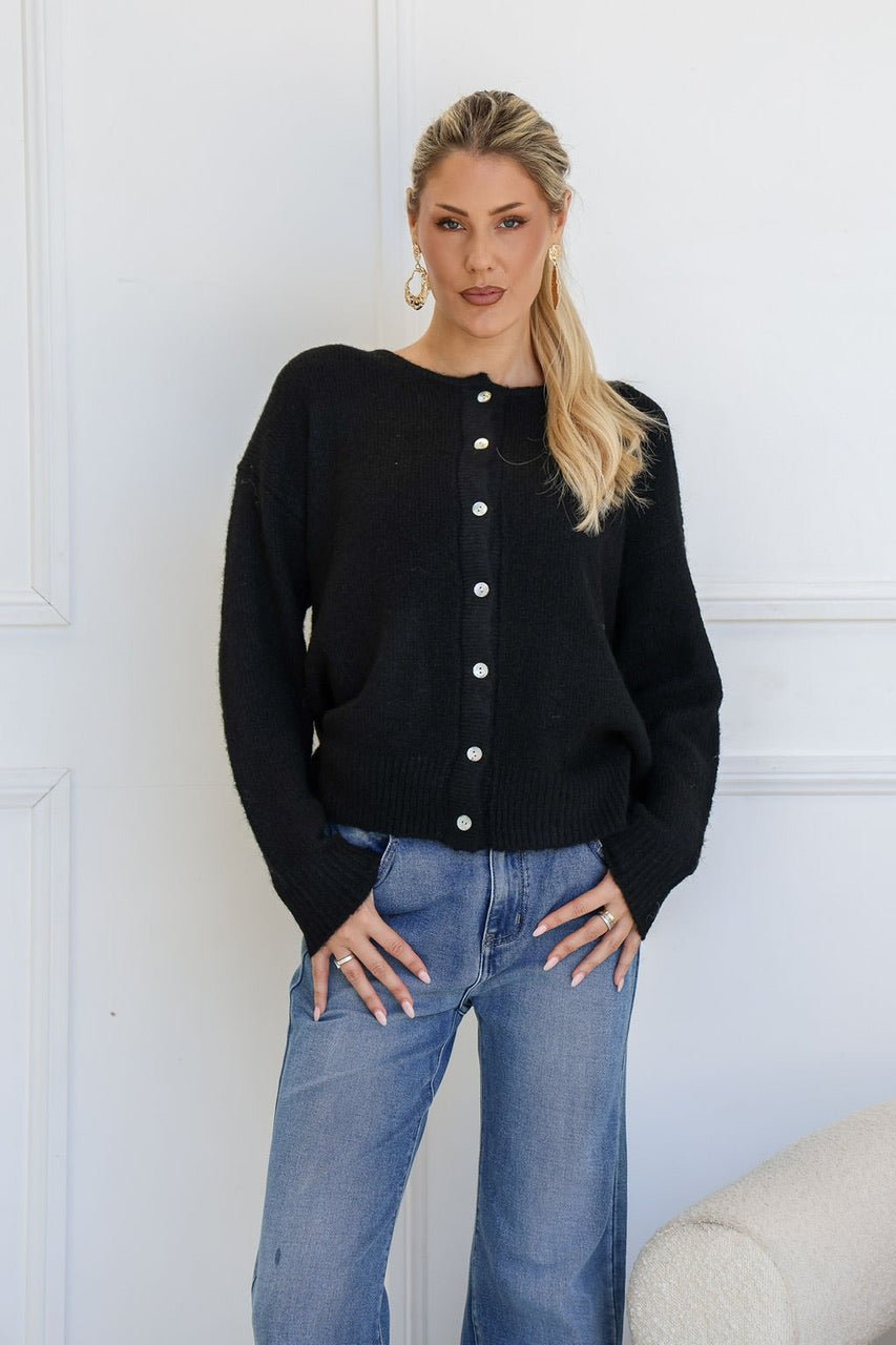 Penelope Knit (Black) - Something For Me​​