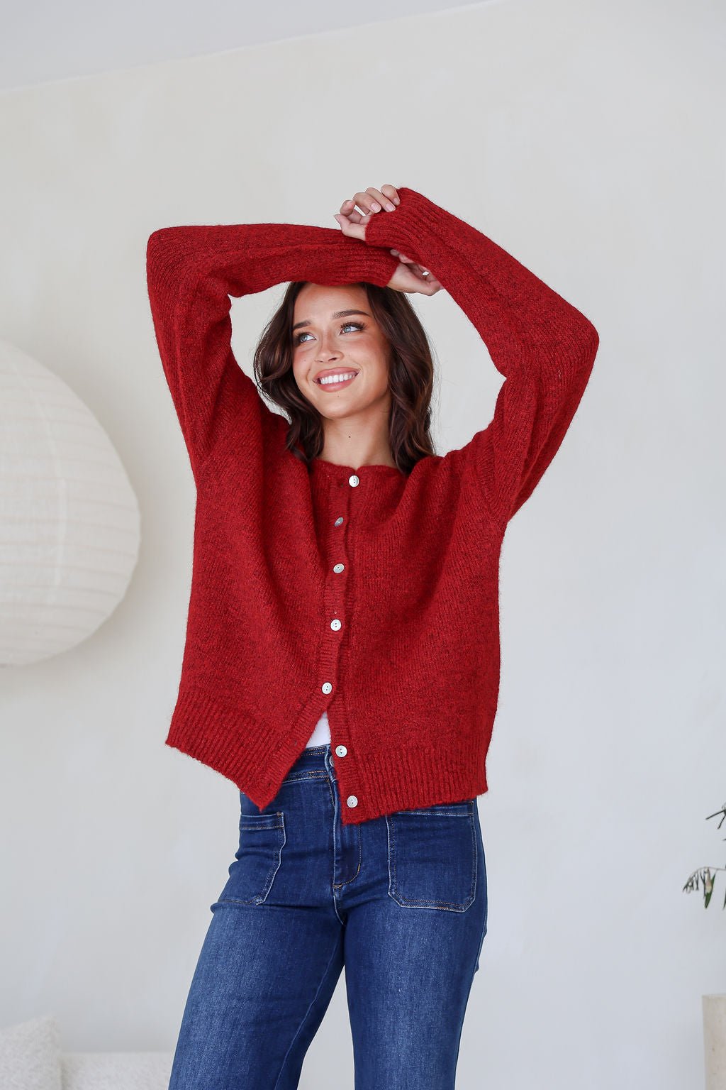 Penelope Knit (Wine Red) - Something For Me​​