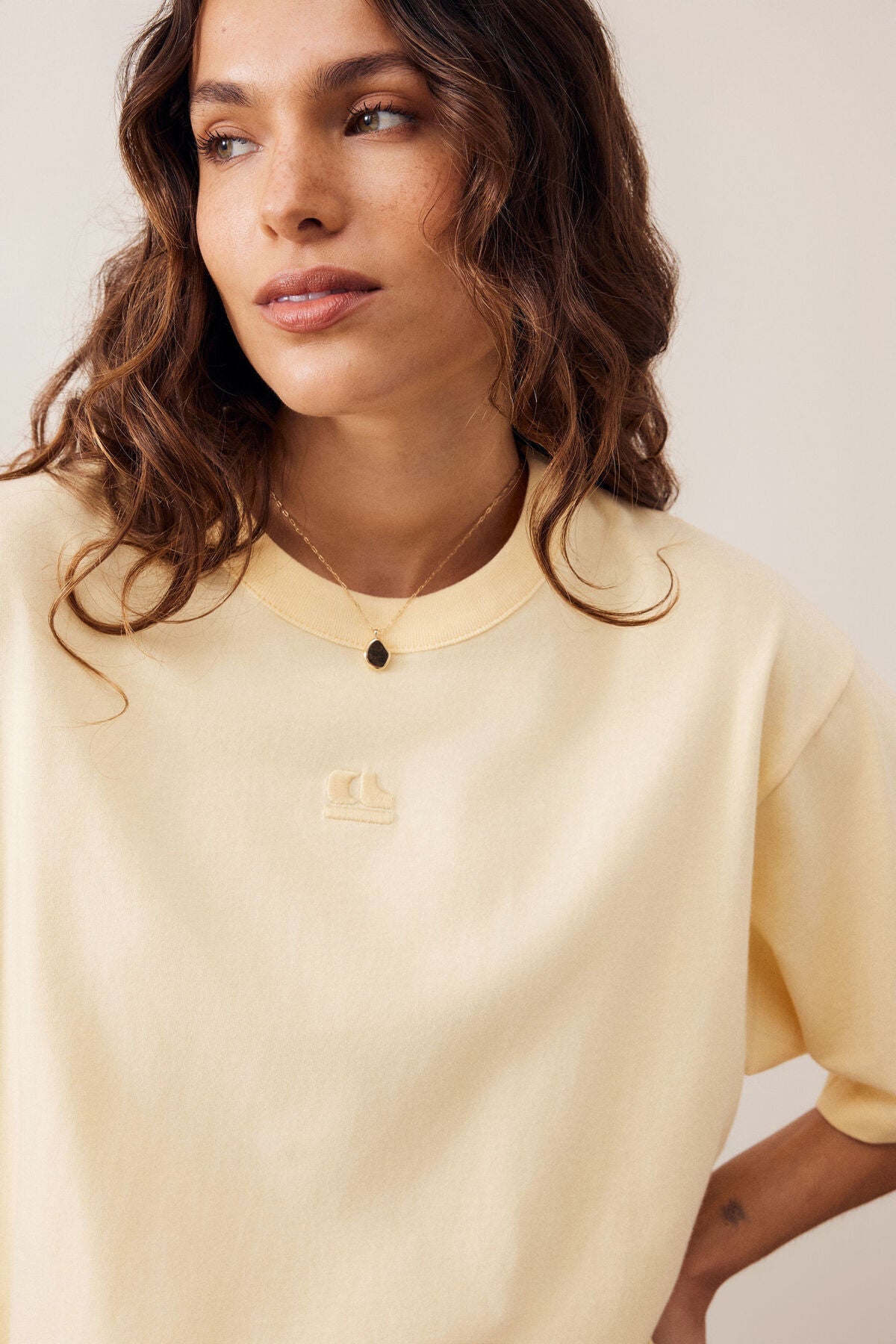 Phoebe Premium Tee (Butter) - Something For Me​​