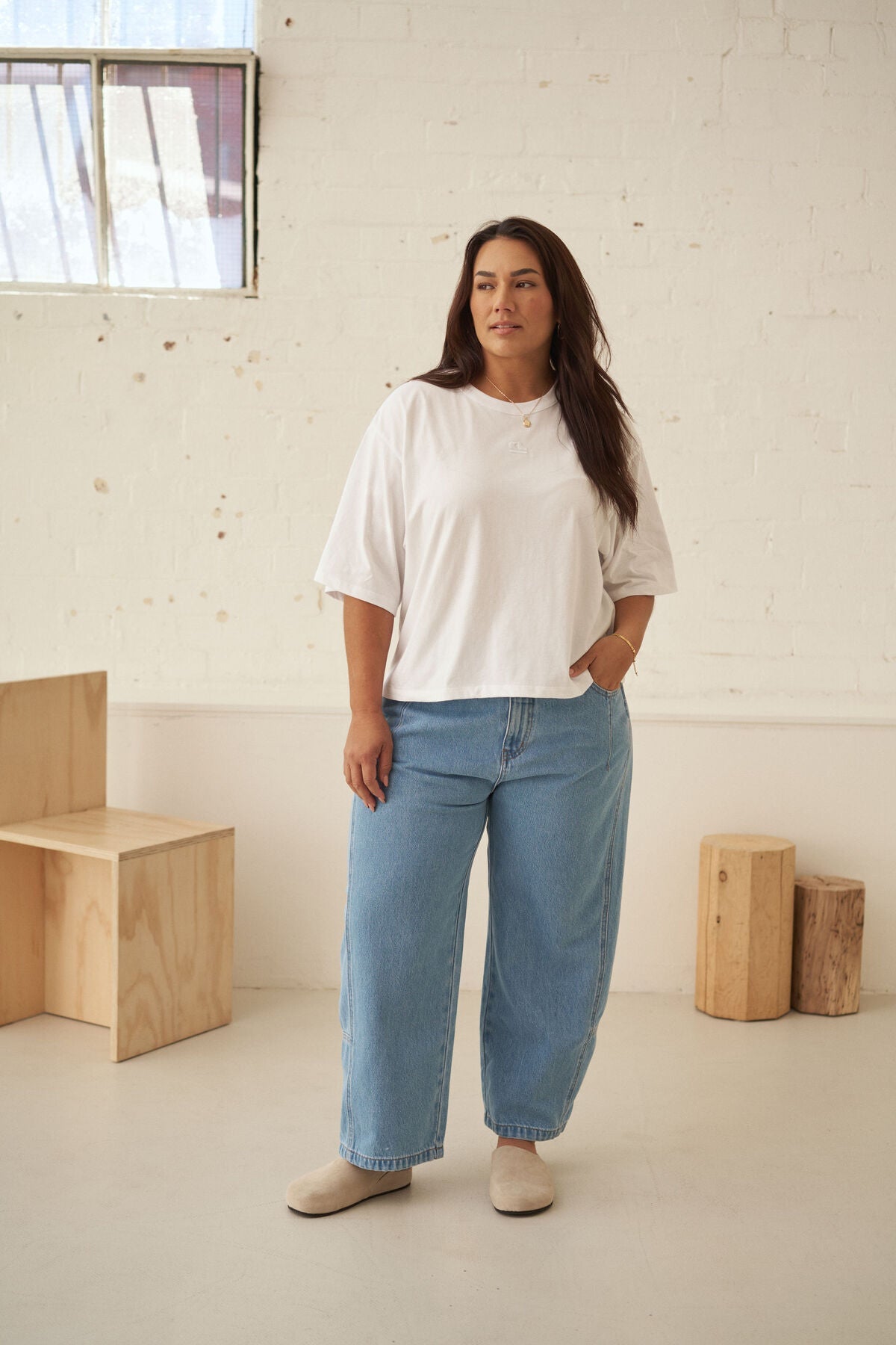 Phoebe Premium Tee (White) - Something For Me​​