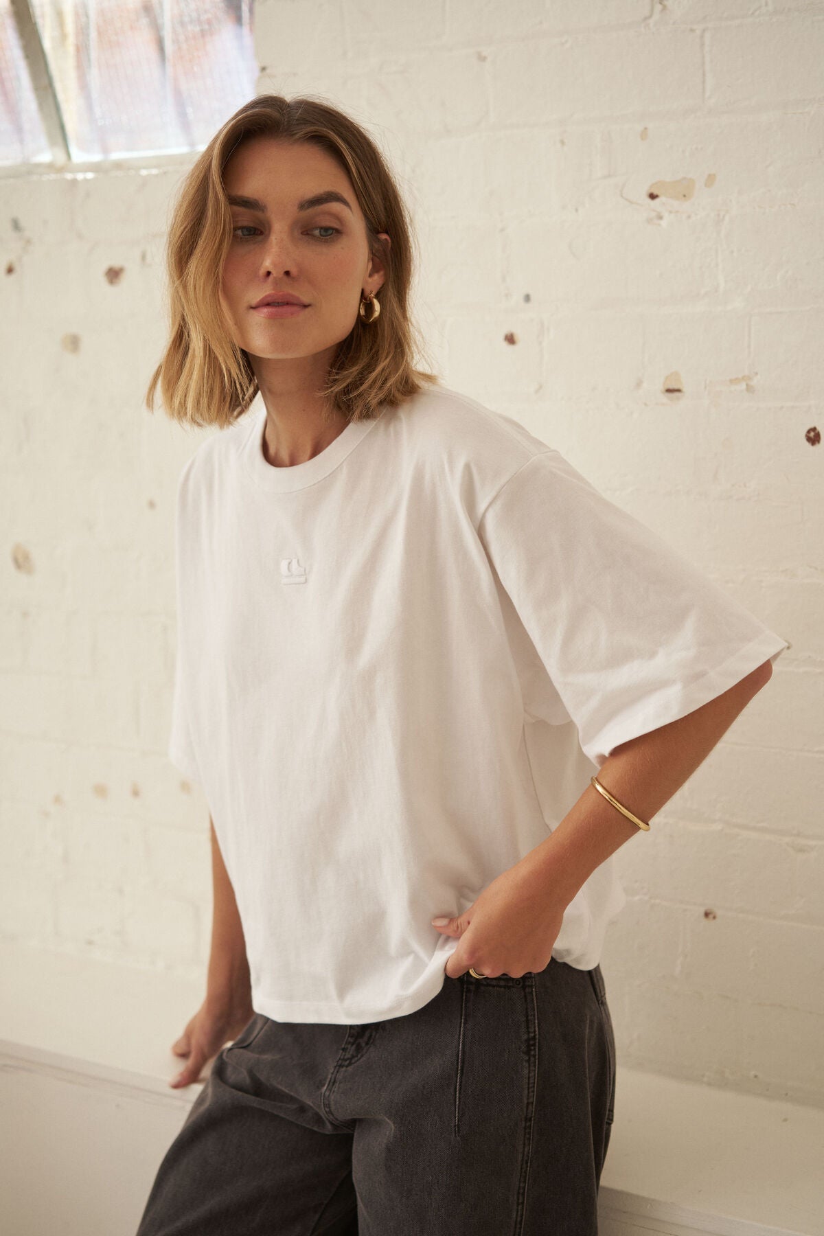 Phoebe Premium Tee (White) - Something For Me​​