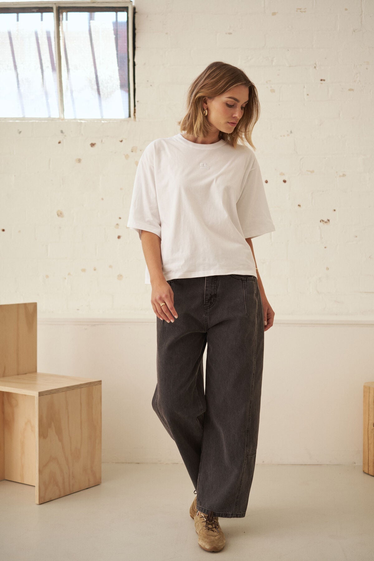 Phoebe Premium Tee (White) - Something For Me​​