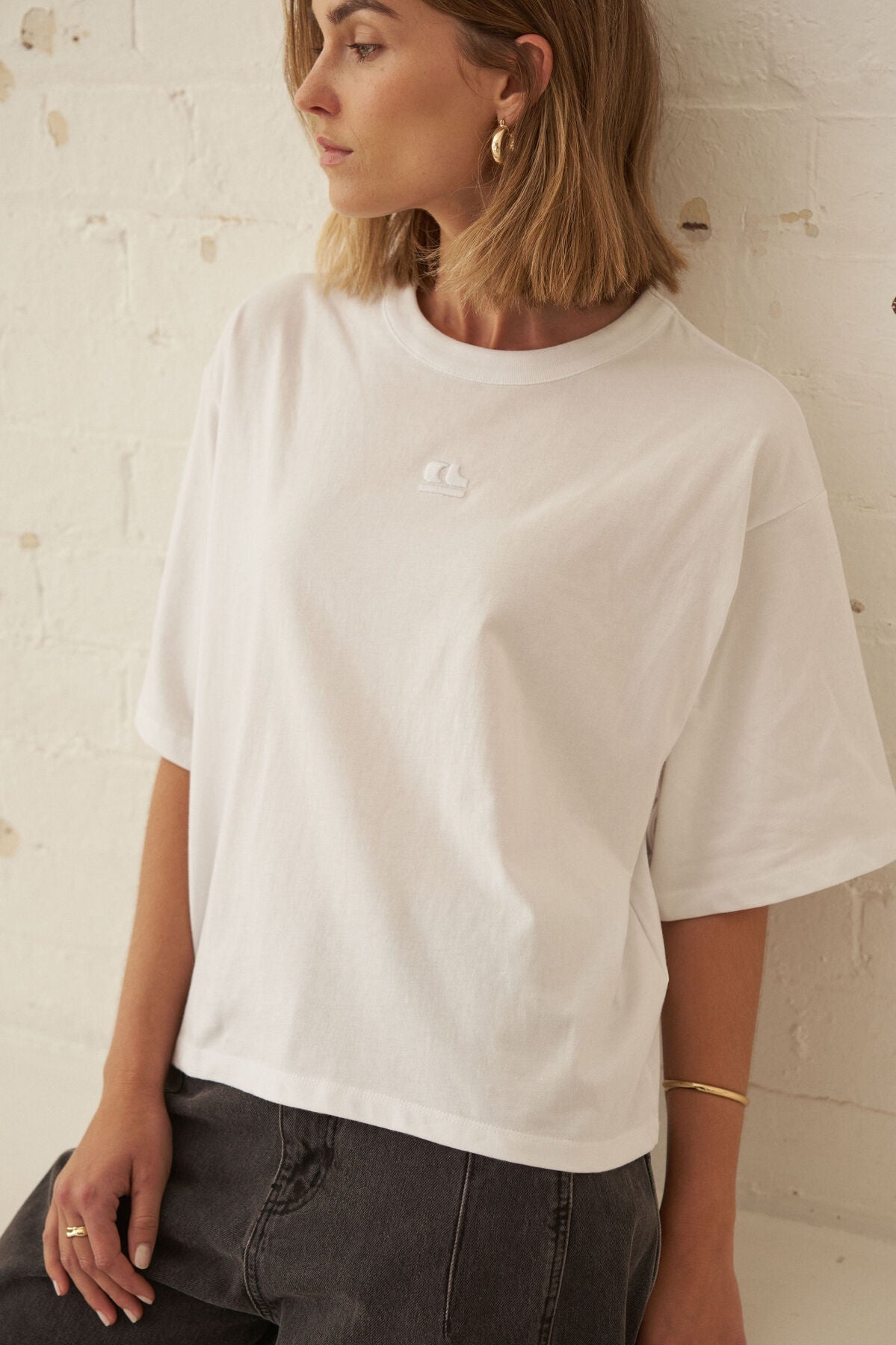 Phoebe Premium Tee (White) - Something For Me​​