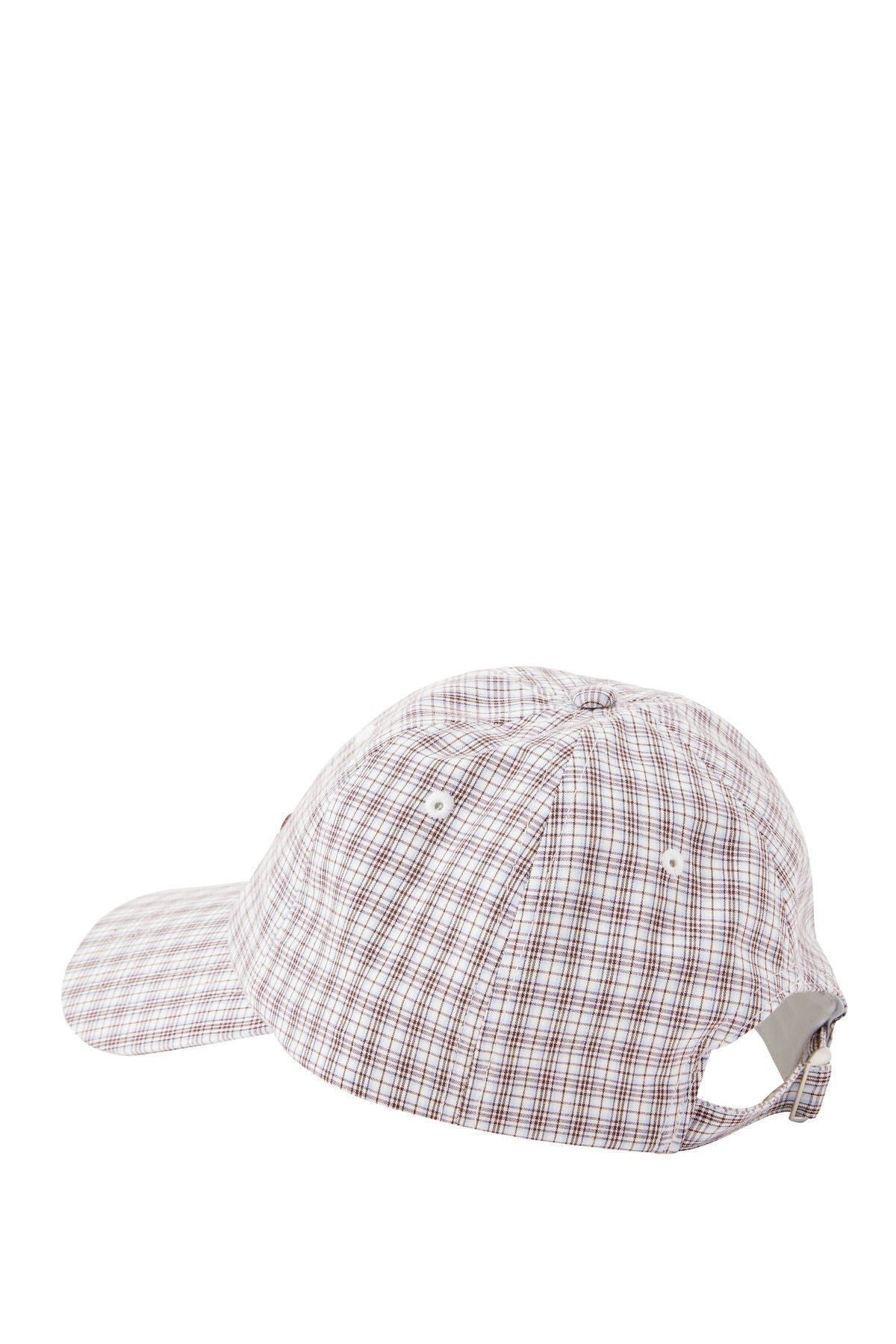 Pip Everyday Cap (Wine Choc Blue Check) - Something For Me​​