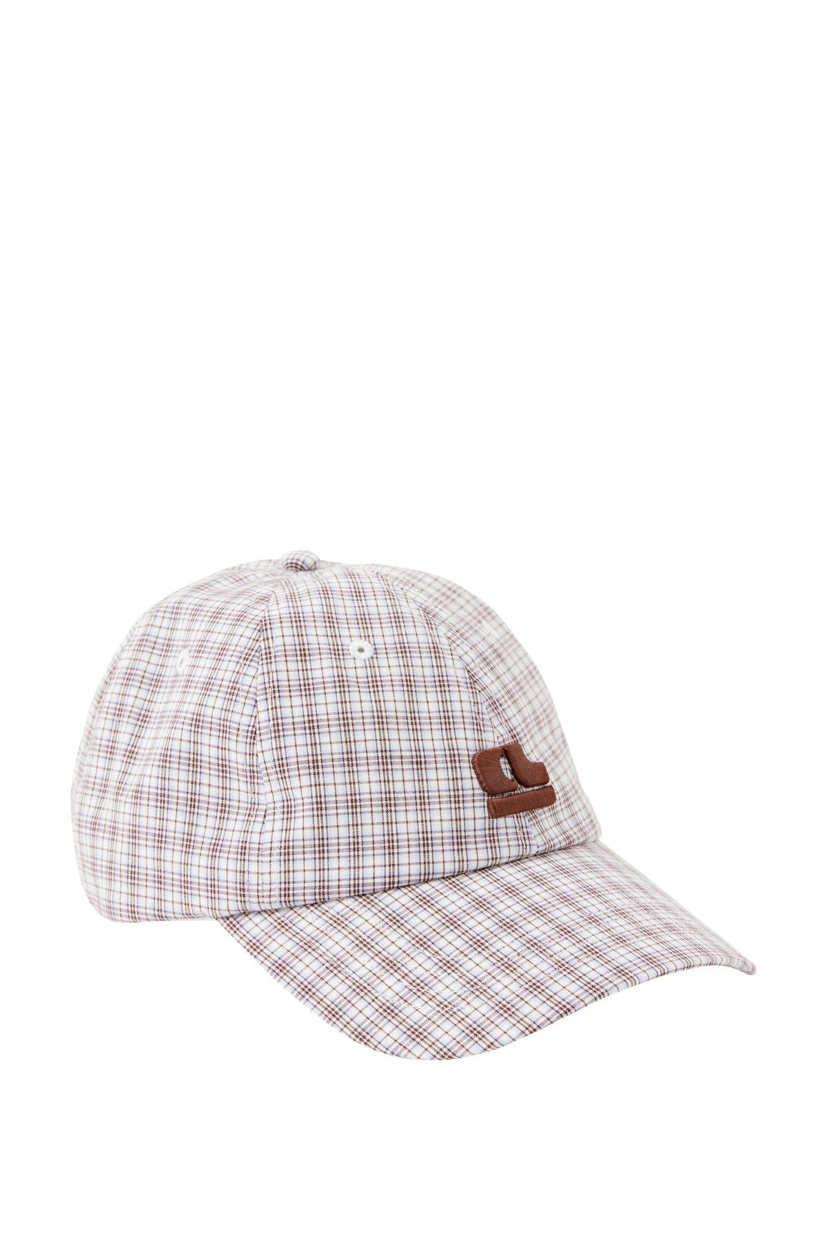 Pip Everyday Cap (Wine Choc Blue Check) - Something For Me​​