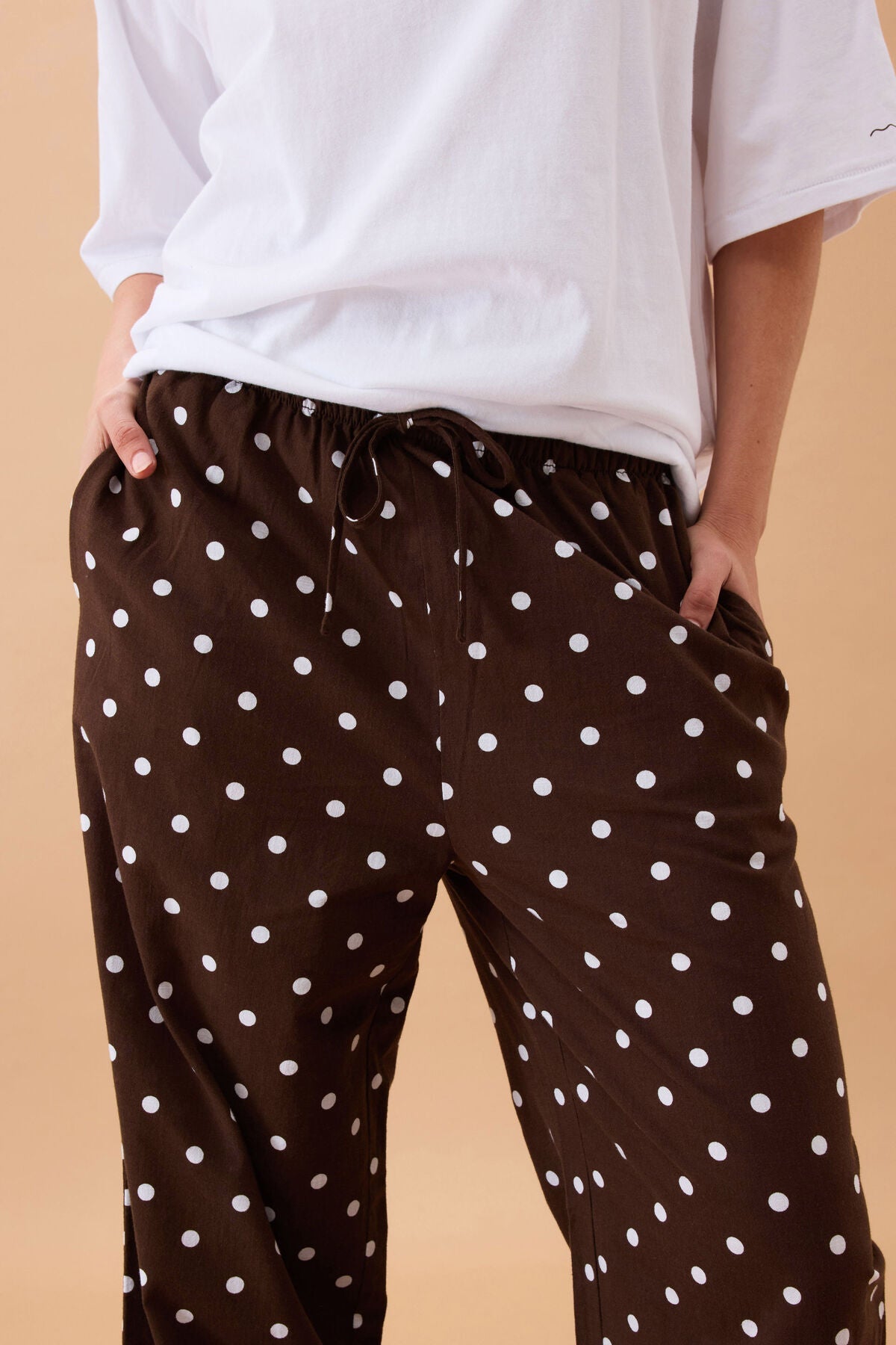 Resort Pant (Choc Polka Dot) - Something For Me​​