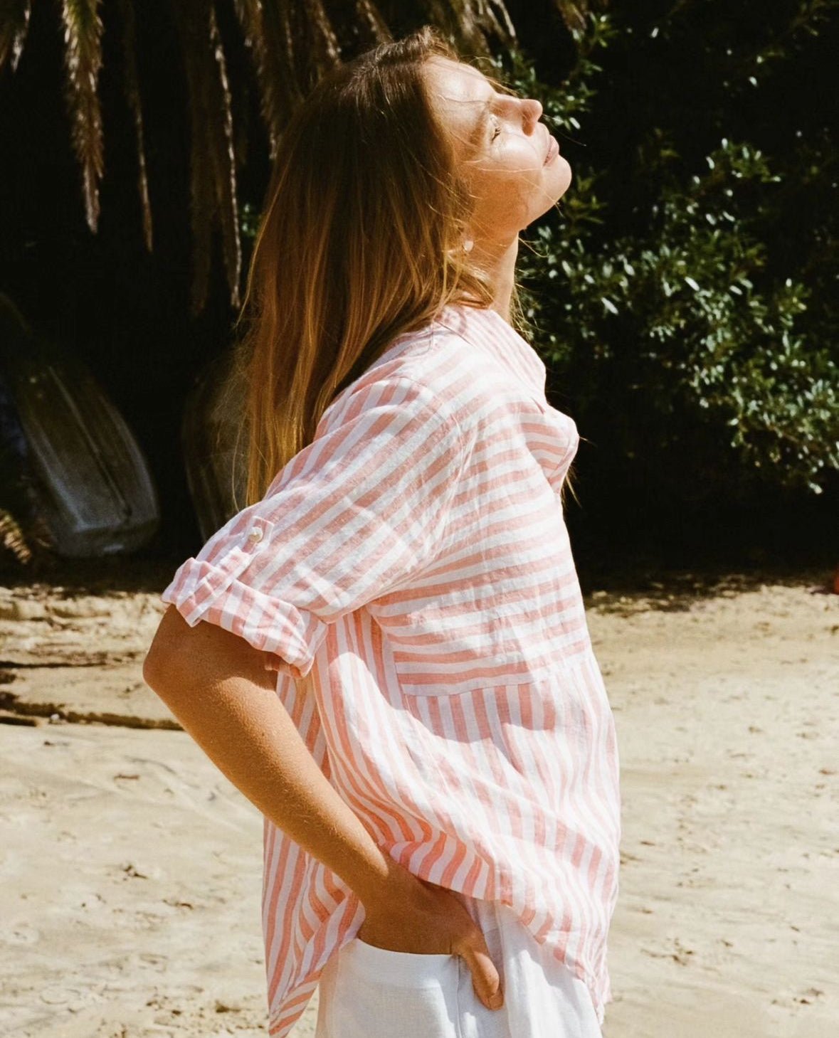 Rhea Shirt (Coral) - Something For Me​​