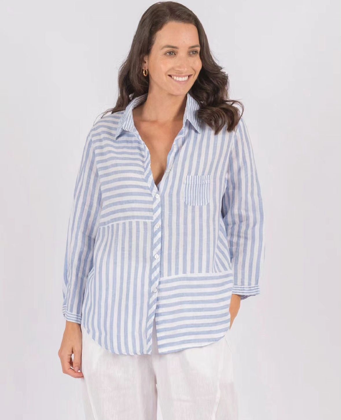 Rhea Shirt (Light Blue) - Something For Me​​