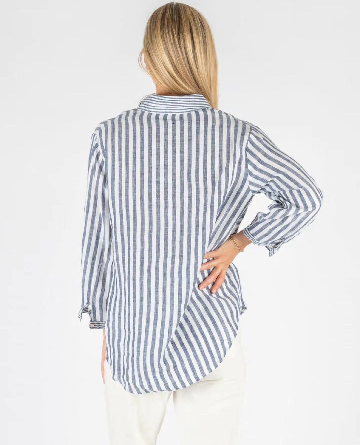 Rhea Shirt (Navy) - Something For Me​​