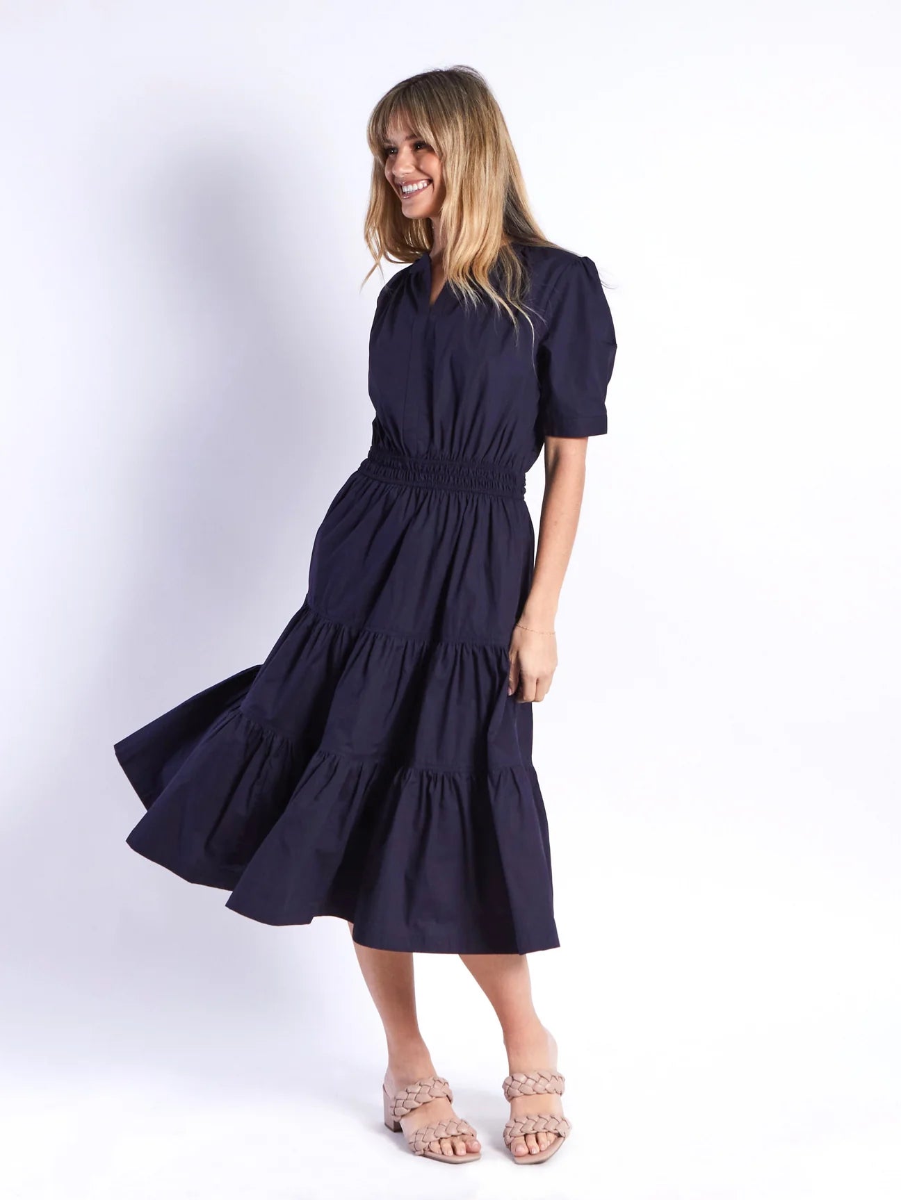Riva Dress (Navy) - Something For Me​​