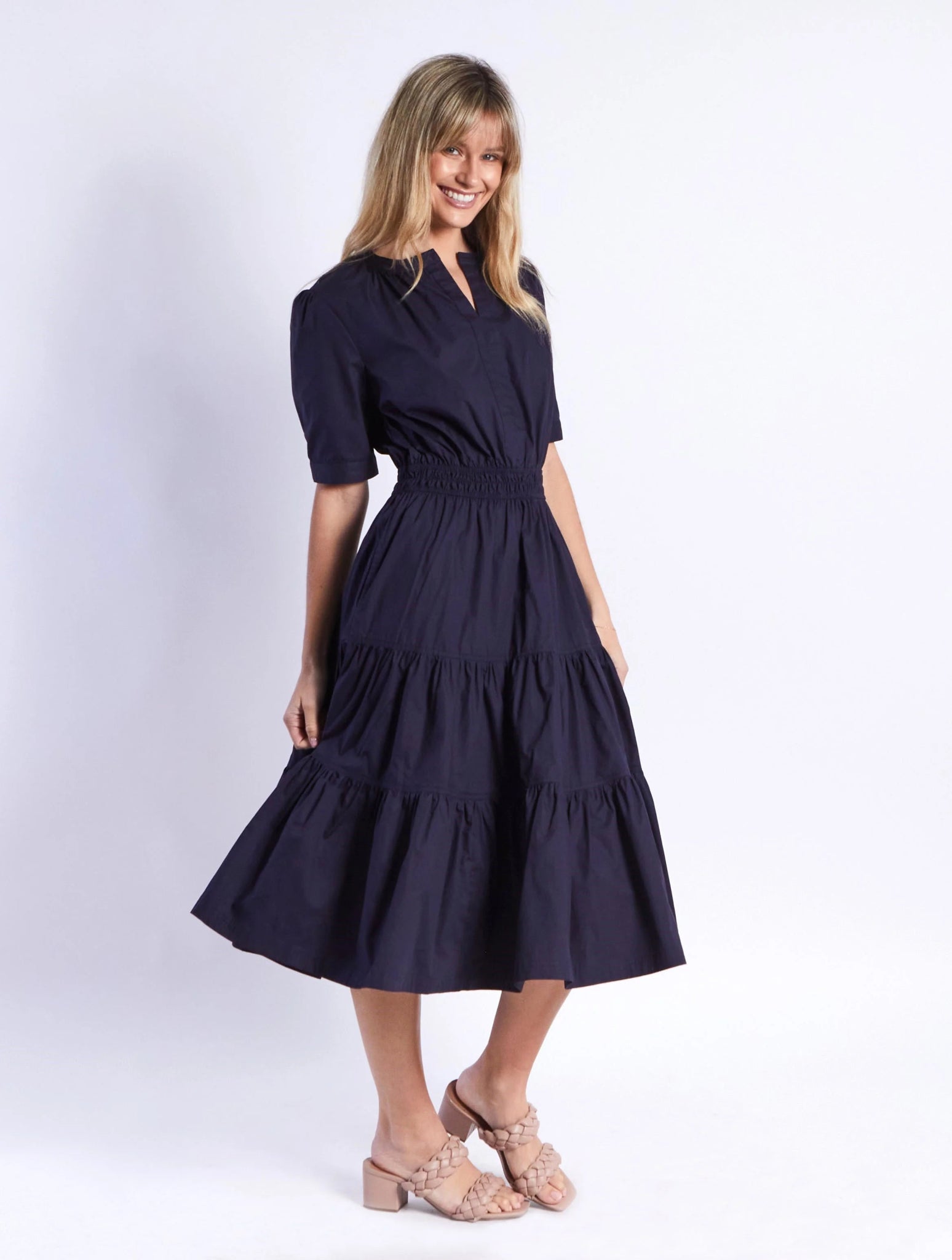Riva Dress (Navy) - Something For Me​​