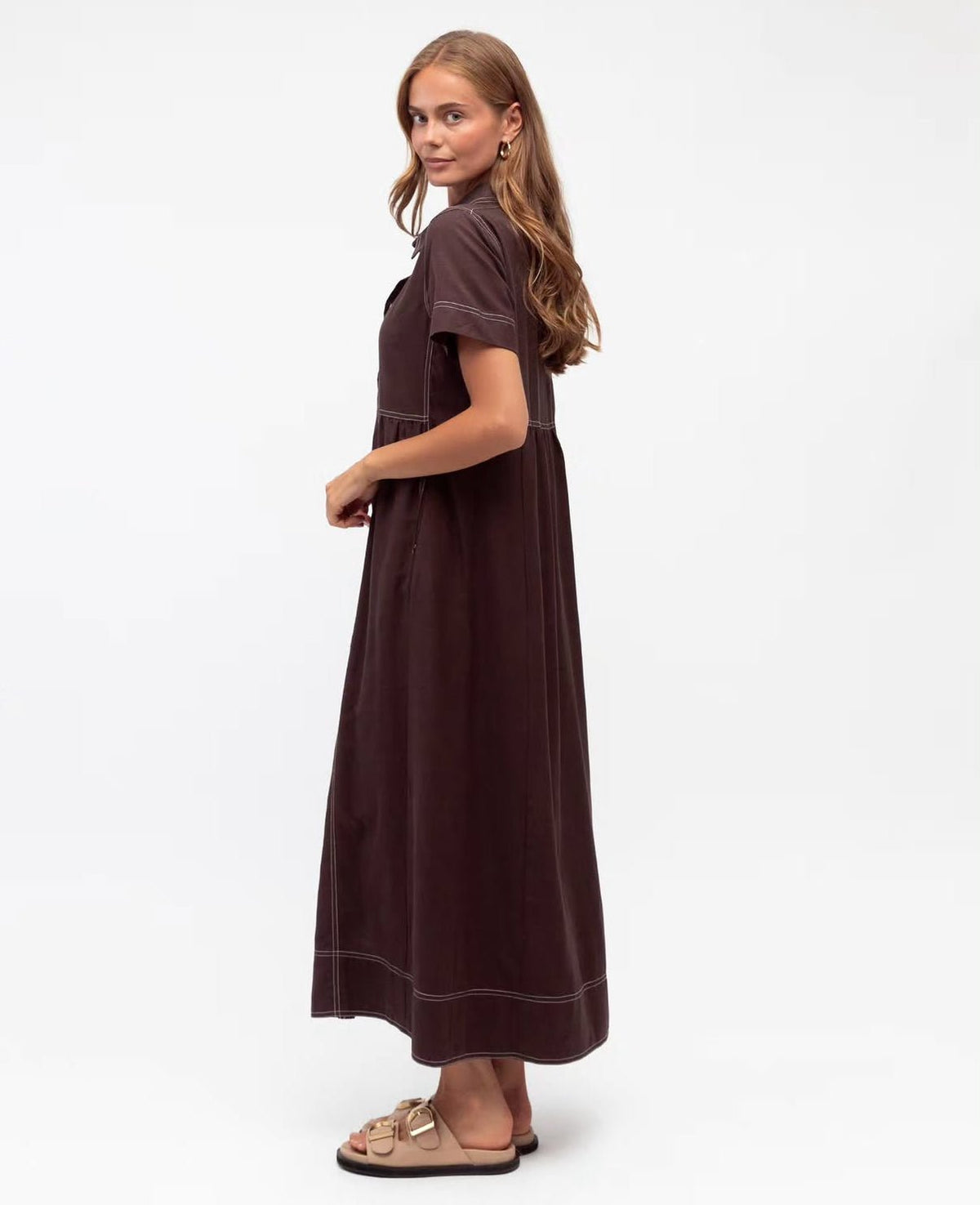 Sadie Dress (Chocolate) - Something For Me​​