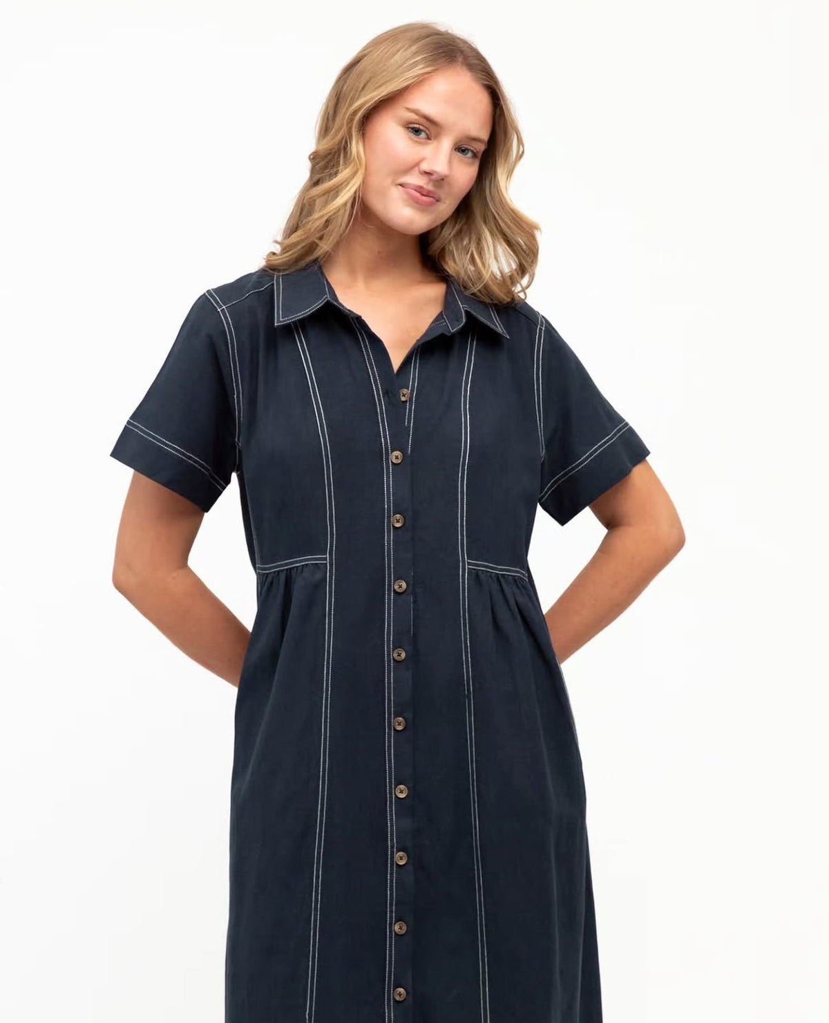 Sadie Dress (Navy) - Something For Me​​