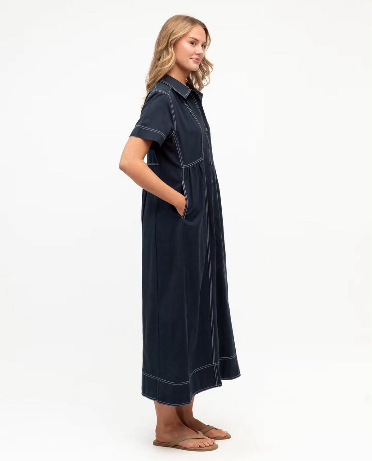Sadie Dress (Navy) - Something For Me​​