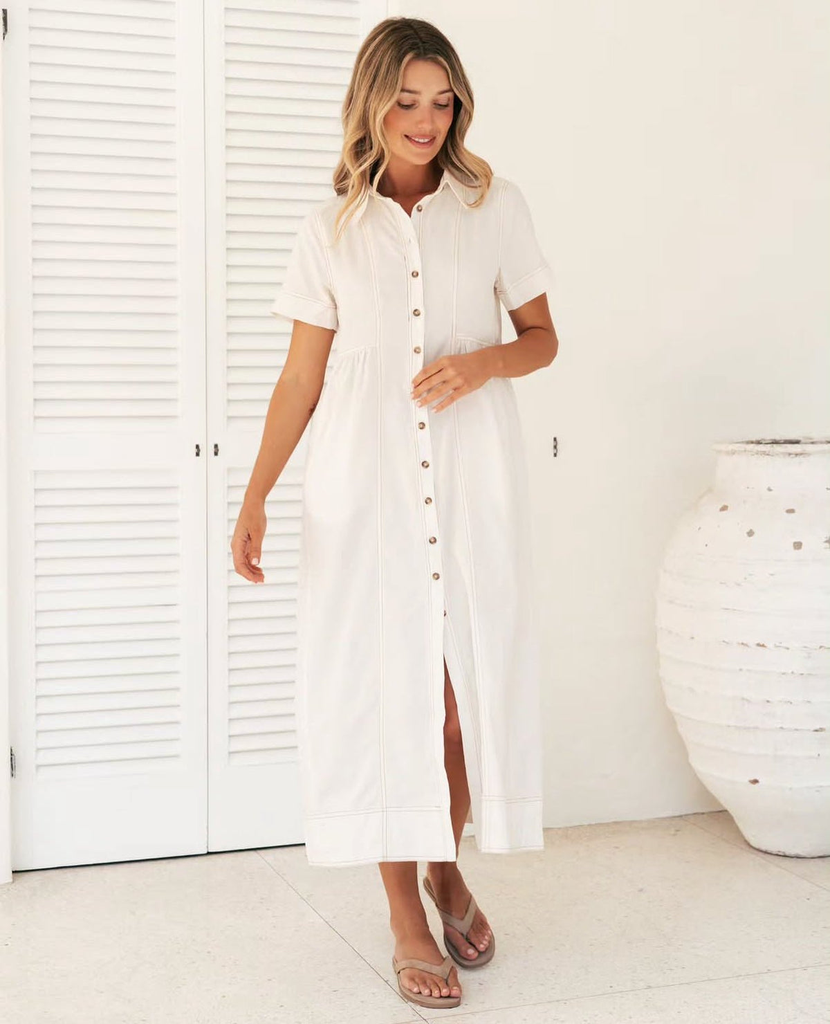 Sadie Dress (White) - Something For Me​​
