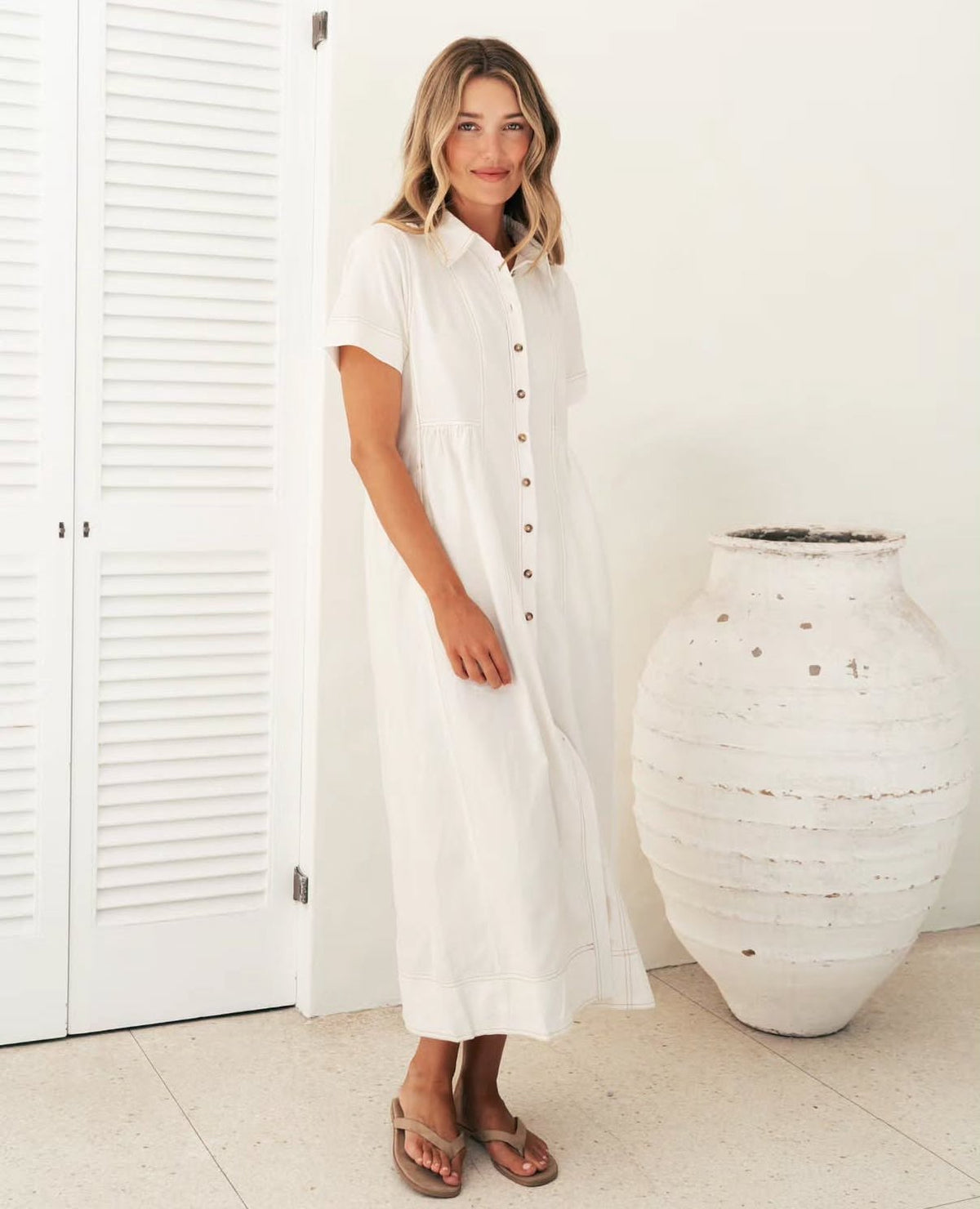 Sadie Dress (White) - Something For Me​​