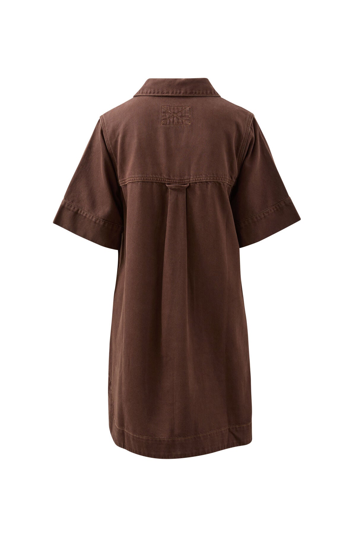 Sammy Relaxed Shirt Dress (Chocolate) - Something For Me​​