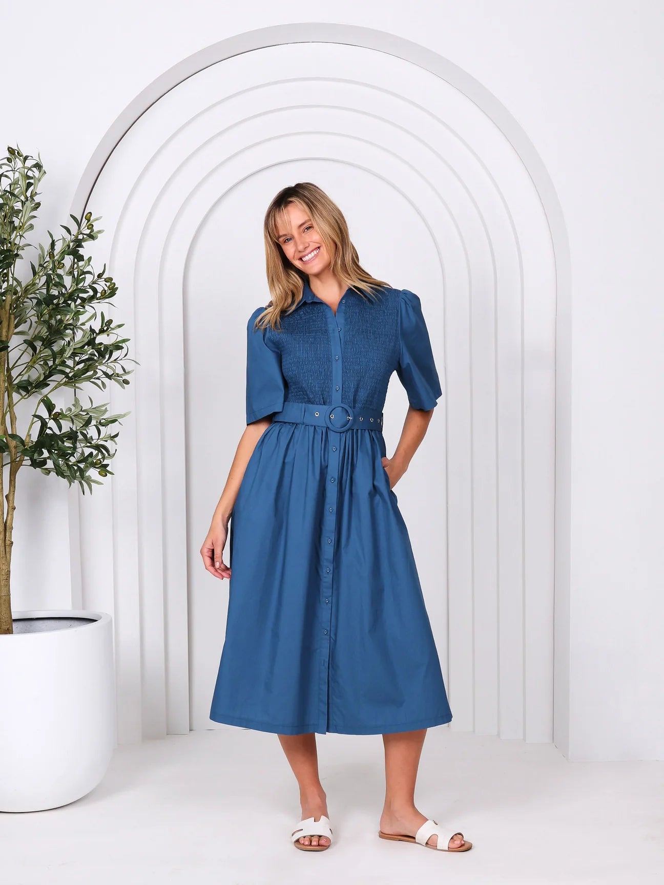 Sana Dress (Teal) - Something For Me​​