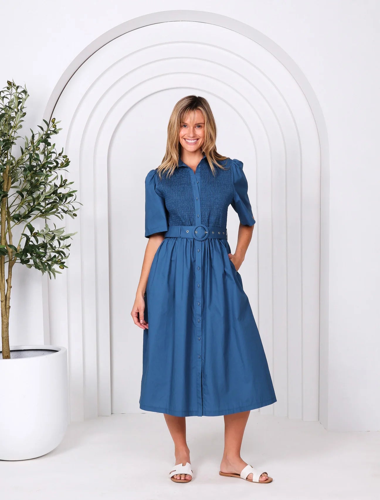 Sana Dress (Teal) - Something For Me​​