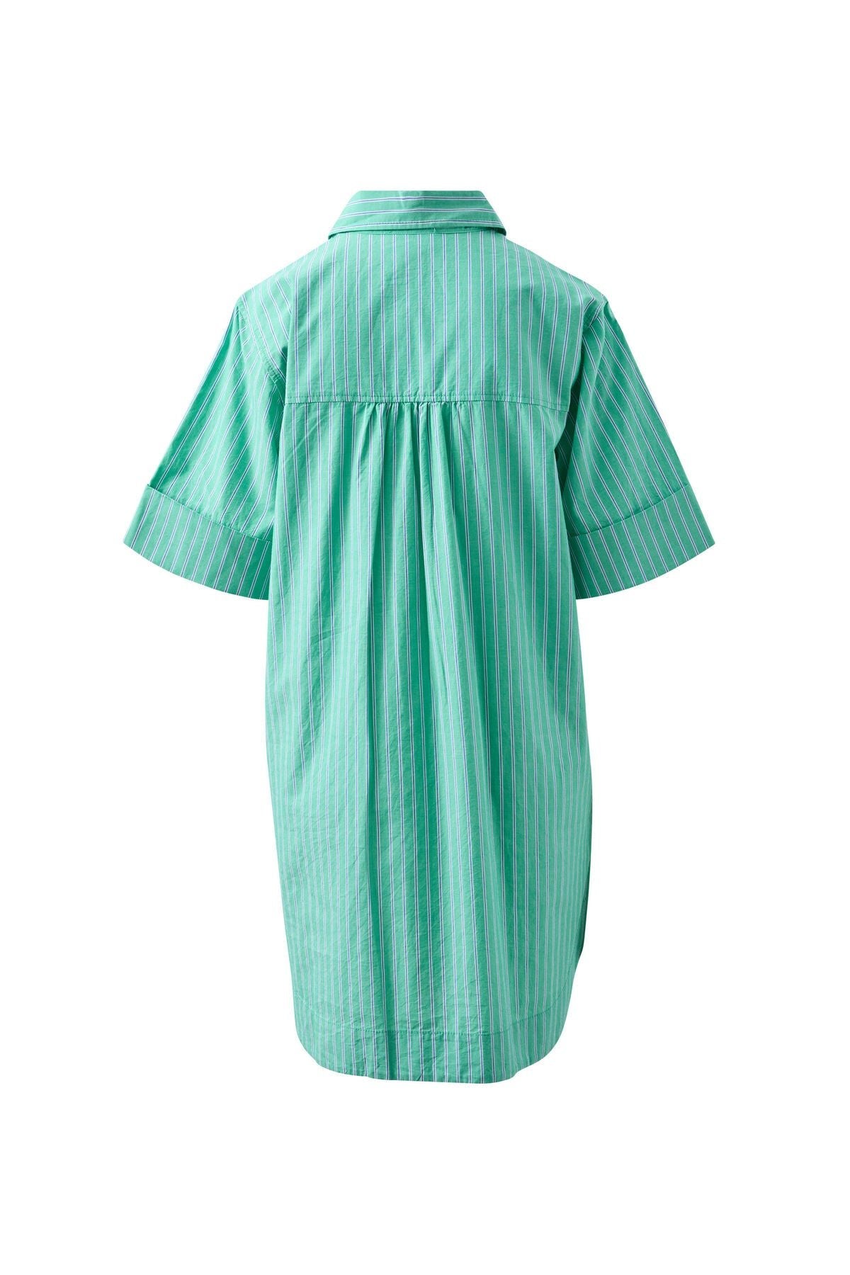 Sara Mini Shirt Dress (Zesty Triple Stripe) - Something For Me​​