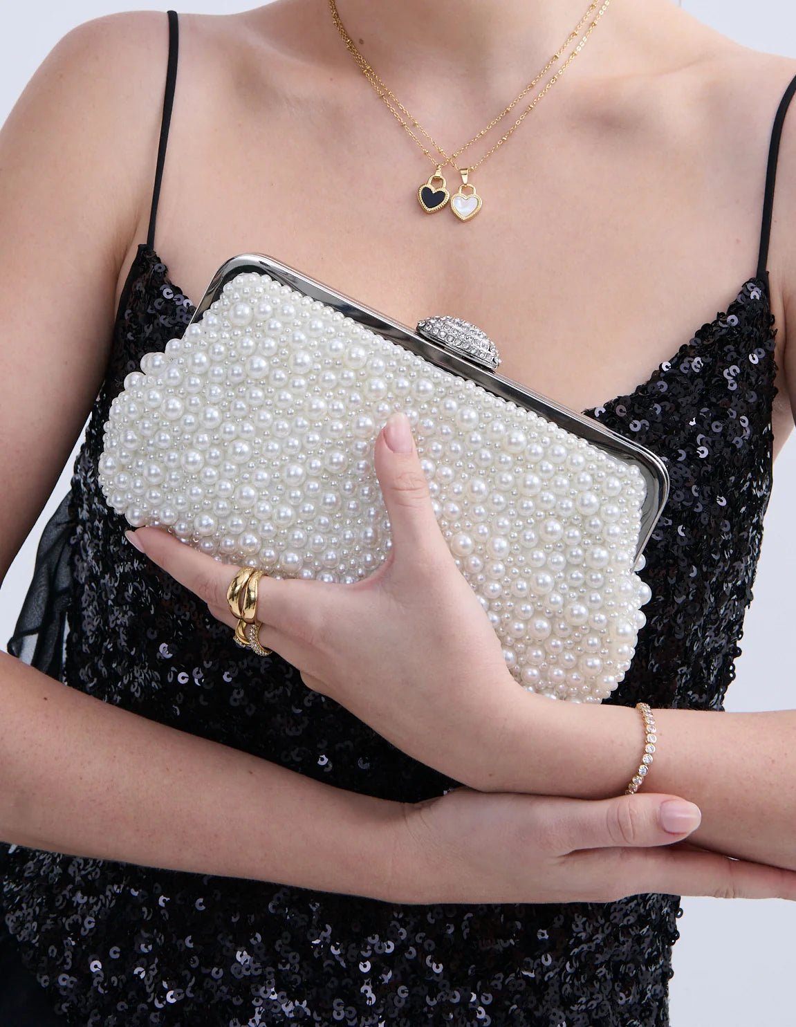 Sasha Pearl Clutch Bag - Something For Me​​