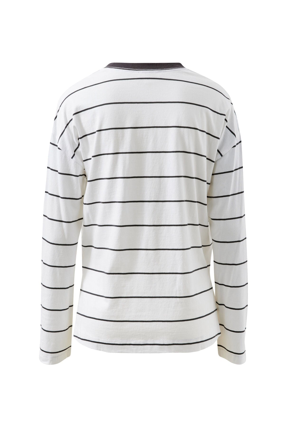 Scout Slouchy Long Sleeve Tee (White Phantom Fine Stripe) - Something For Me​​