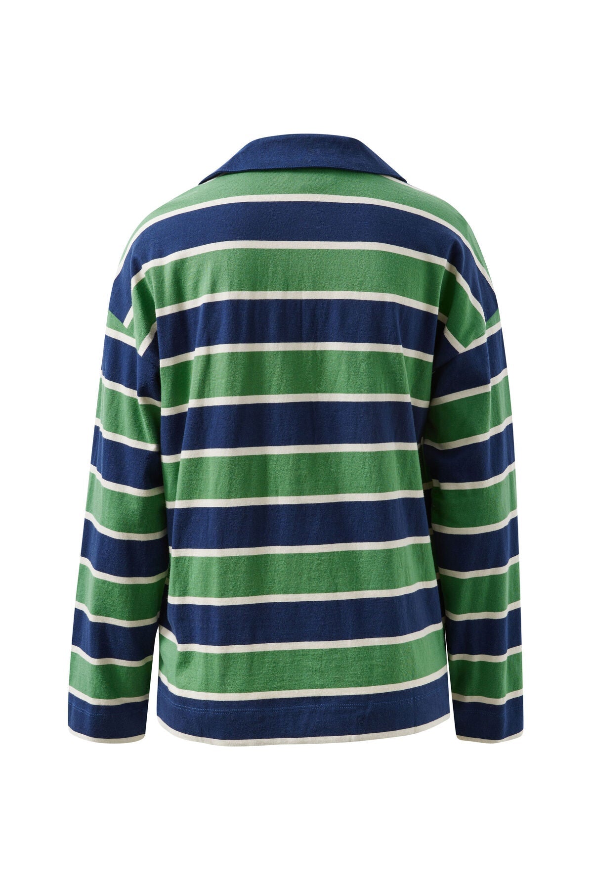 Shelby Slouchy Rugby Top (Pistachio/Heritage Navy Stripe) - Something For Me​​