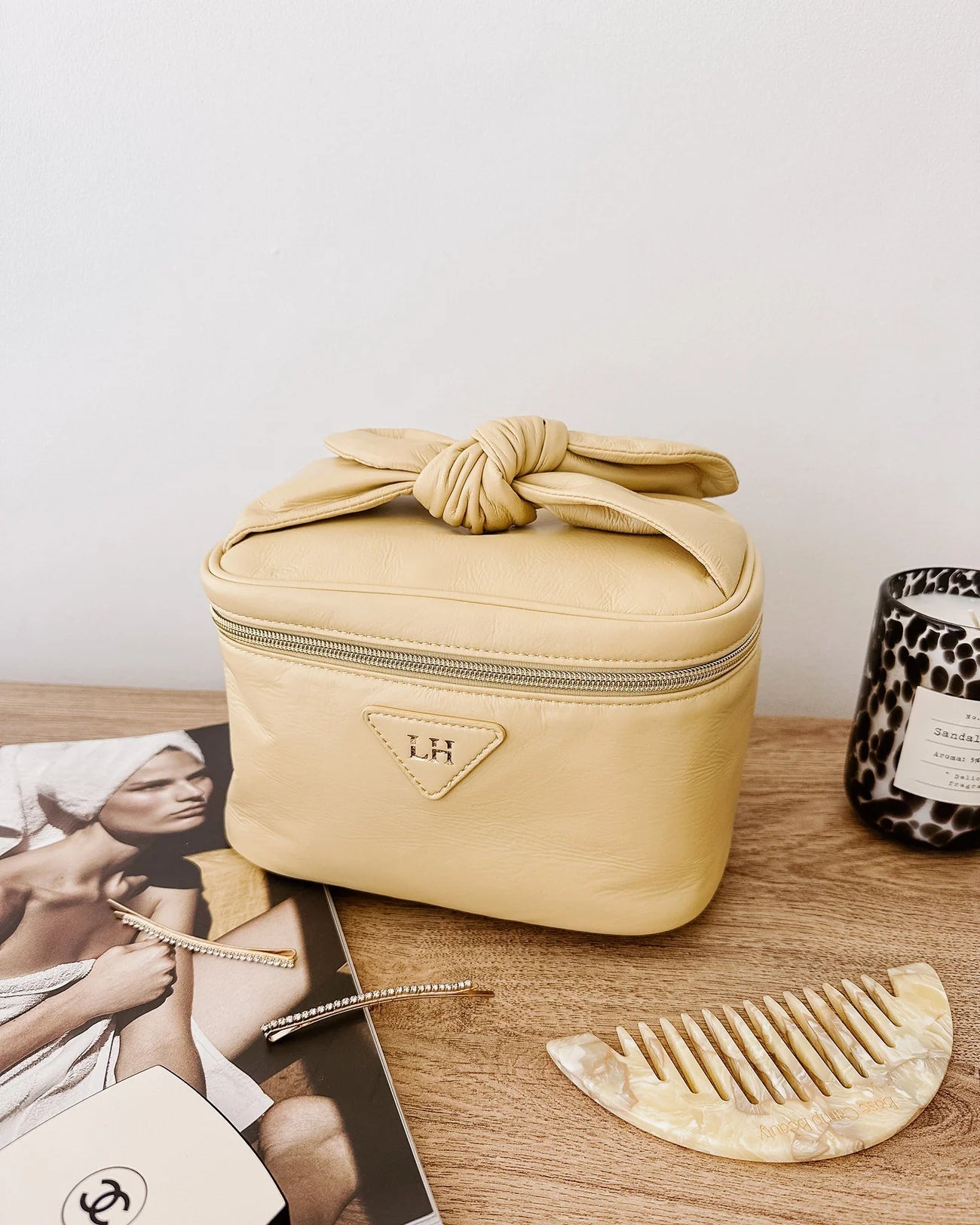 Shona Cosmetic Case (Lemon) - Something For Me​​