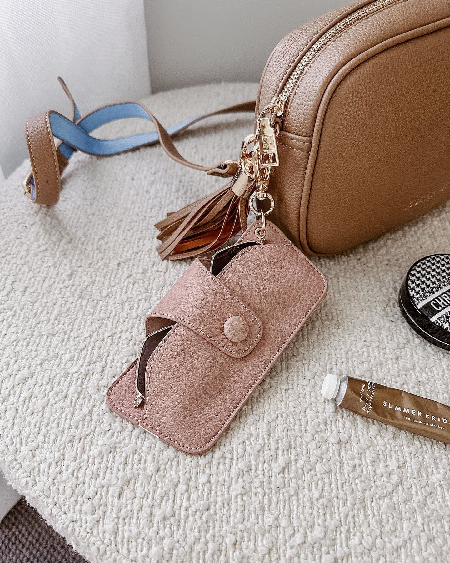 Skittle Sunglass Case (Blush) - Something For Me​​